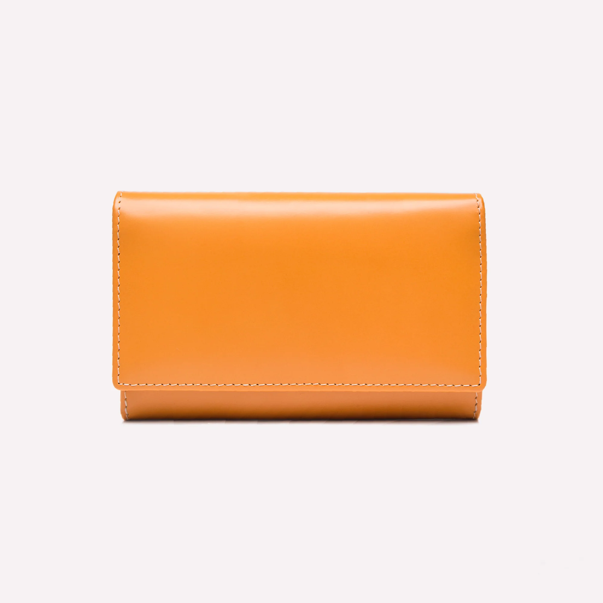 Bridle Hide Midi Flap-Over Purse - Image 10