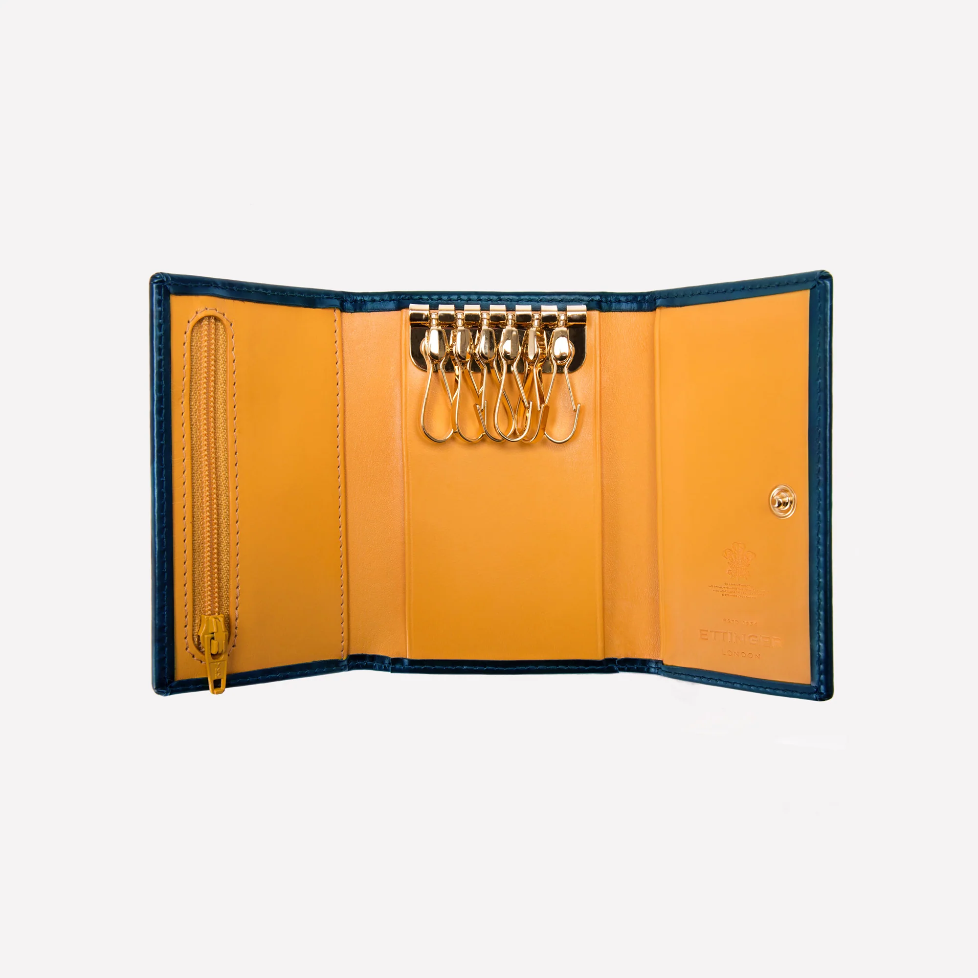 Bridle Hide 6-Hook Key Case - Image 5
