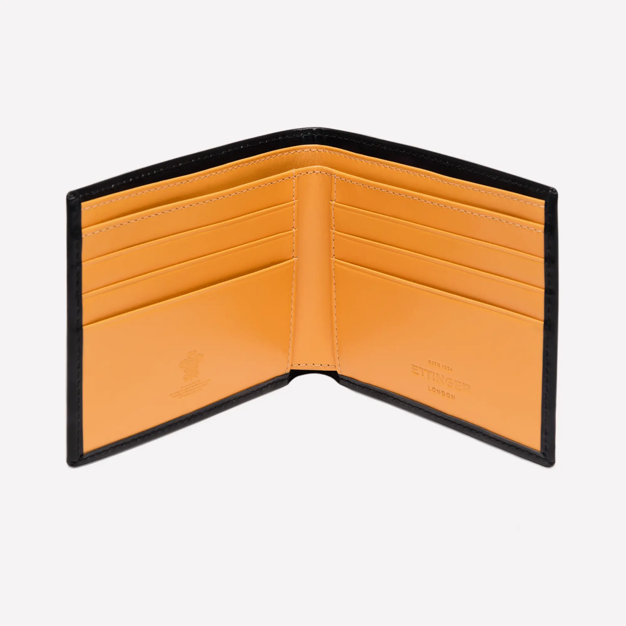 Bridle Hide Billfold Wallet with 6 C/C - Image 3