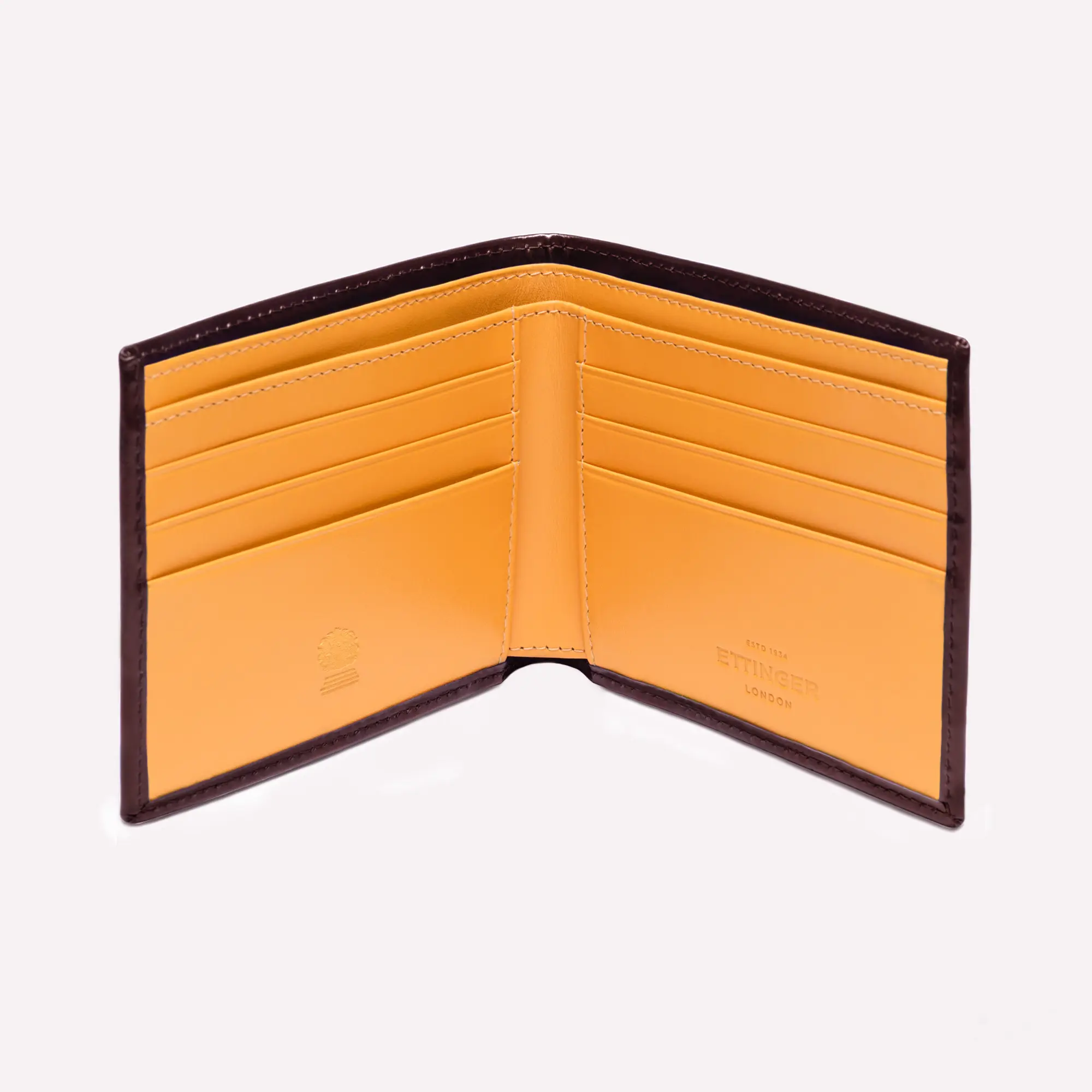 Bridle Hide Billfold Wallet with 6 C/C - Image 7
