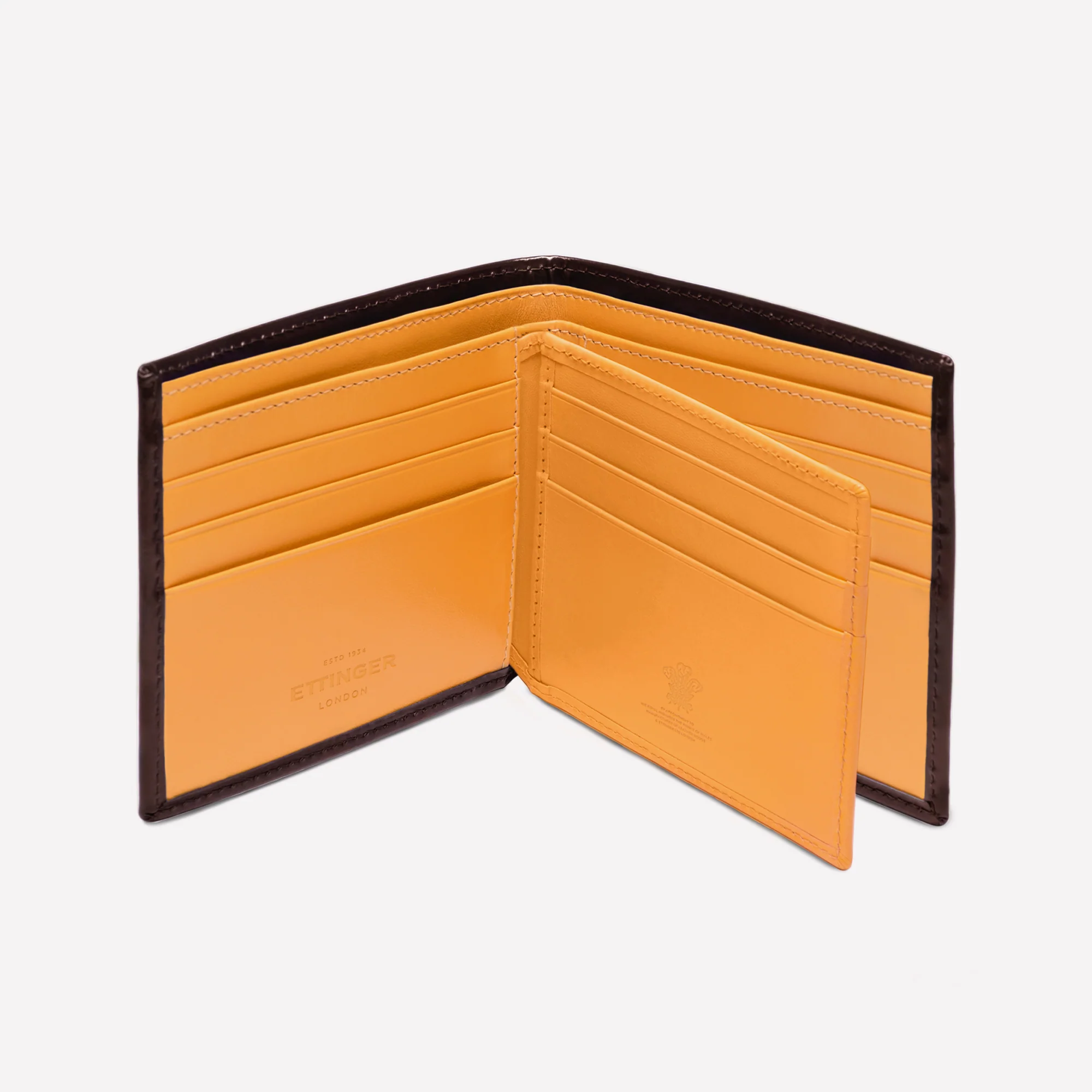 Bridle Hide Billfold Wallet with 12 C/C - Image 12