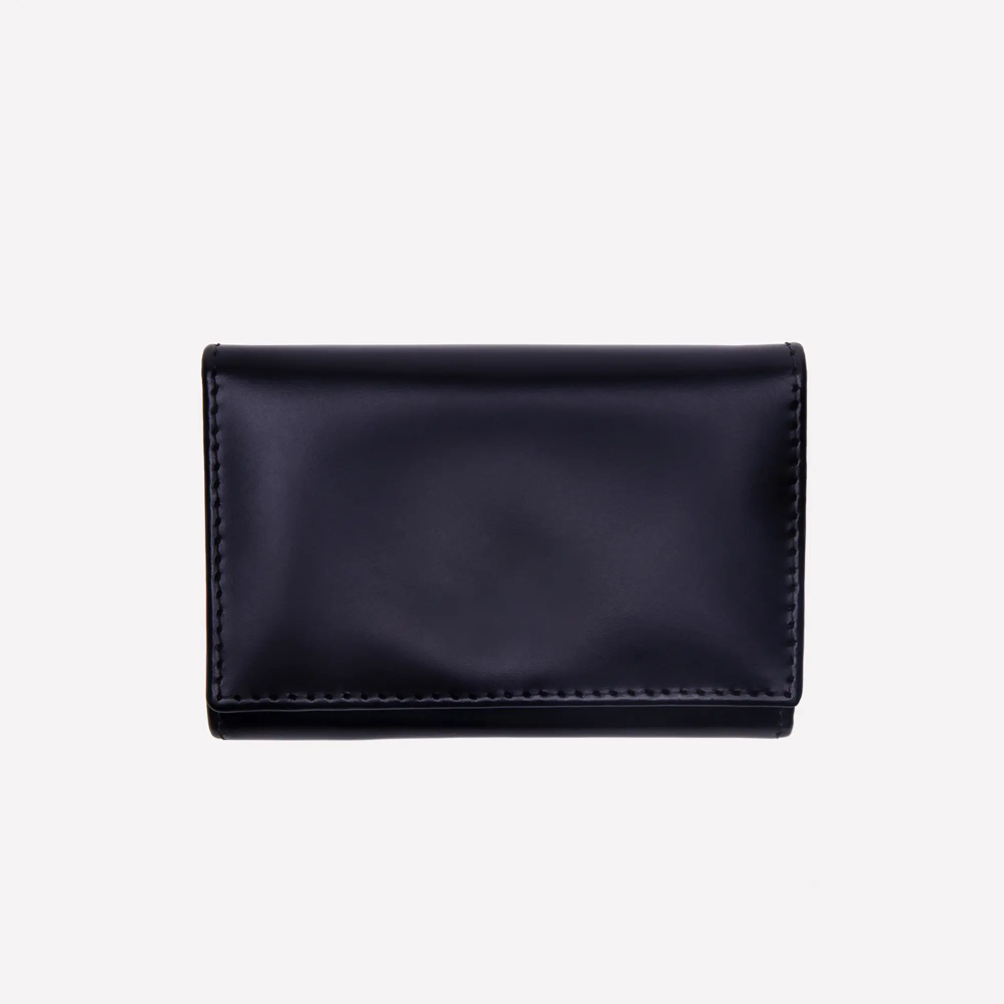 Bridle Hide Coin Purse with Card Pocket (concealed button) - Image 7