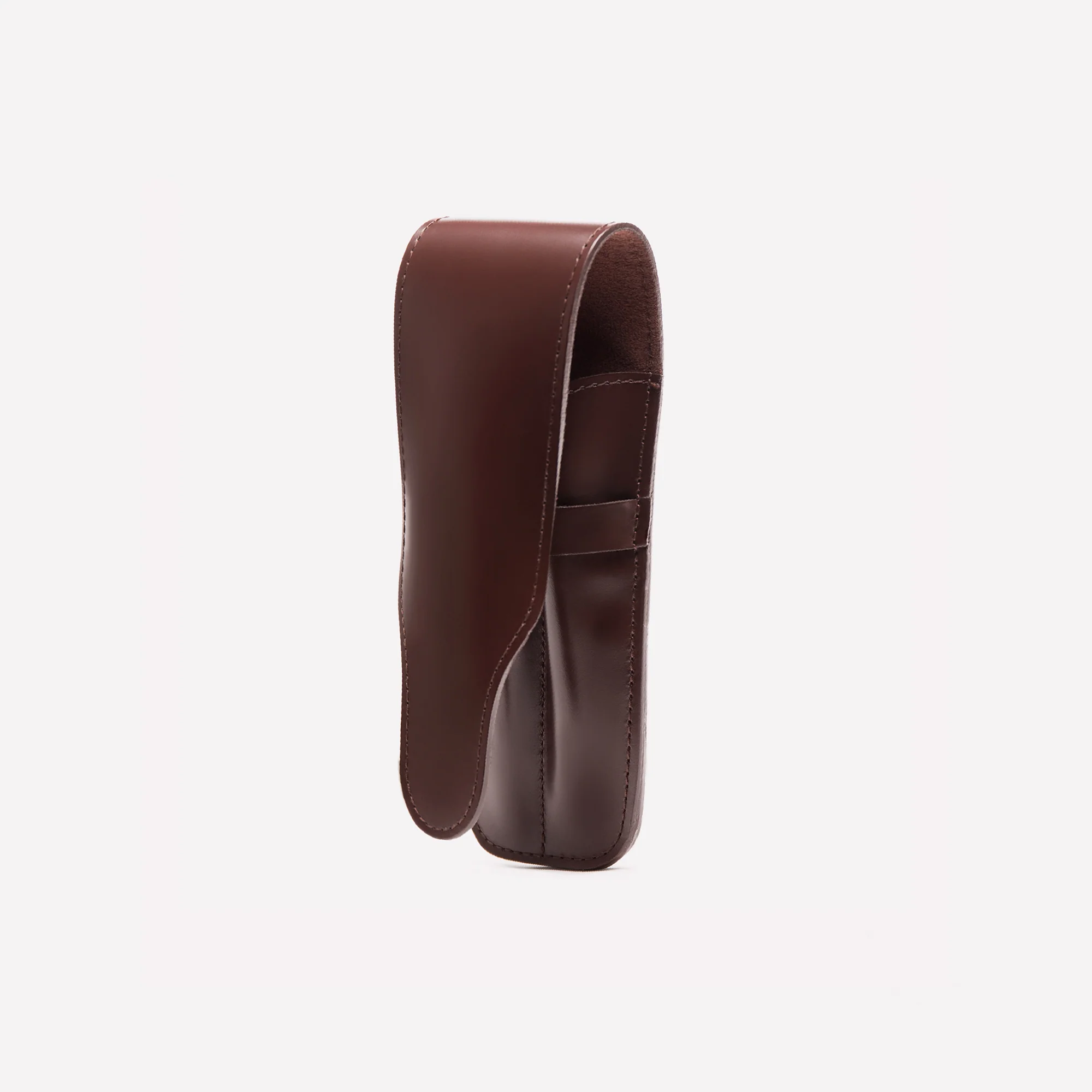 Bridle Hide Double Pen Case - Image 16
