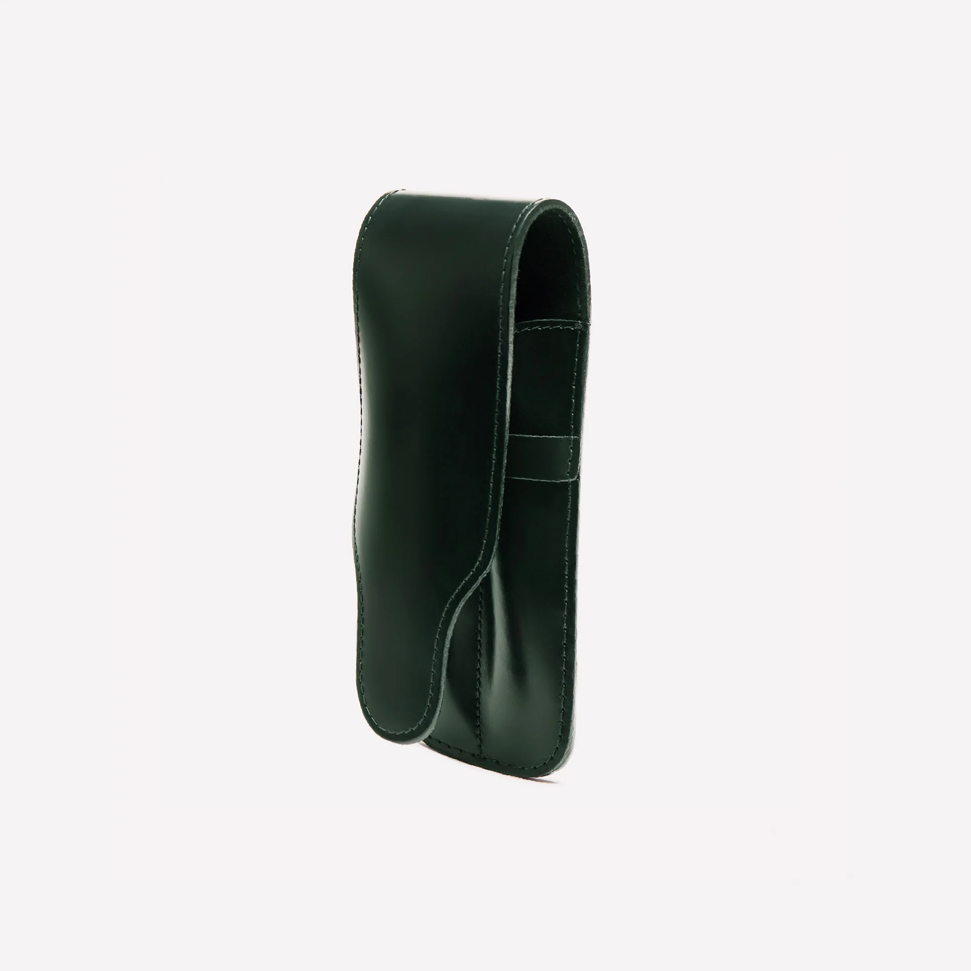 Bridle Hide Double Pen Case - Image 4