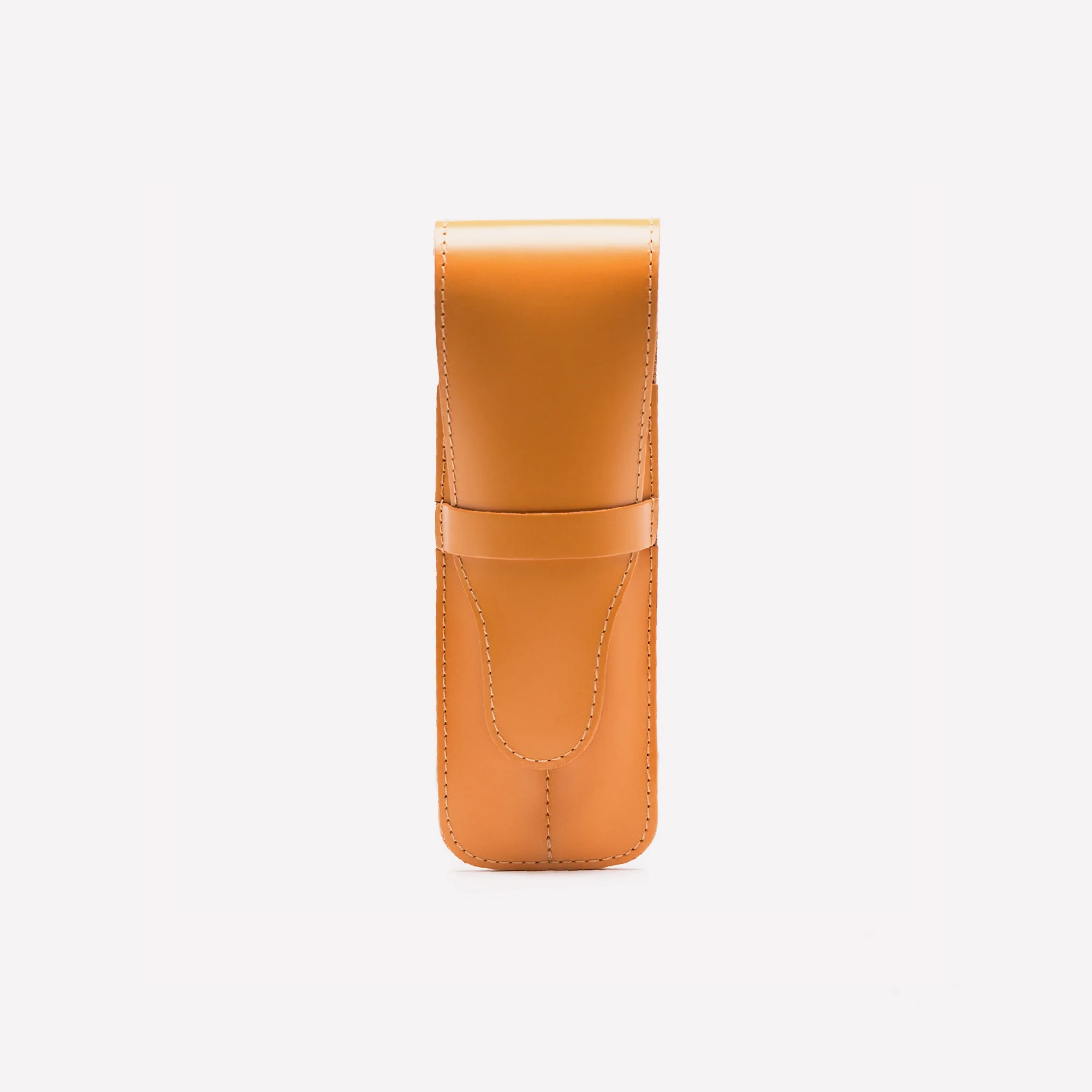 Bridle Hide Double Pen Case - Image 6
