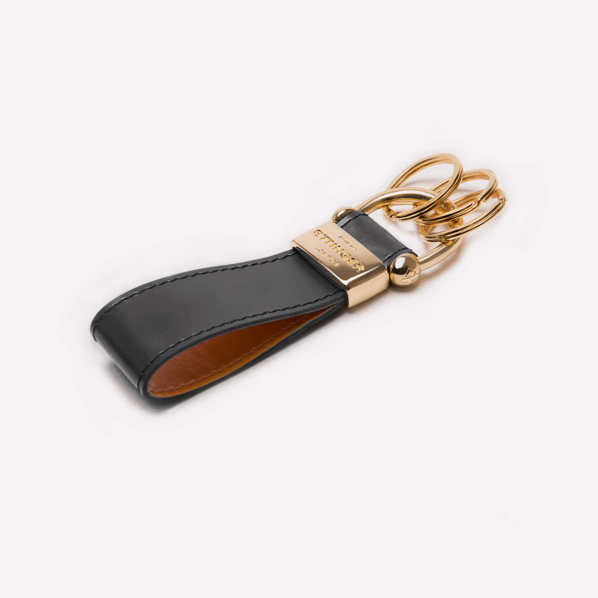Bridle Hide Stirrup Keyring - Image 7