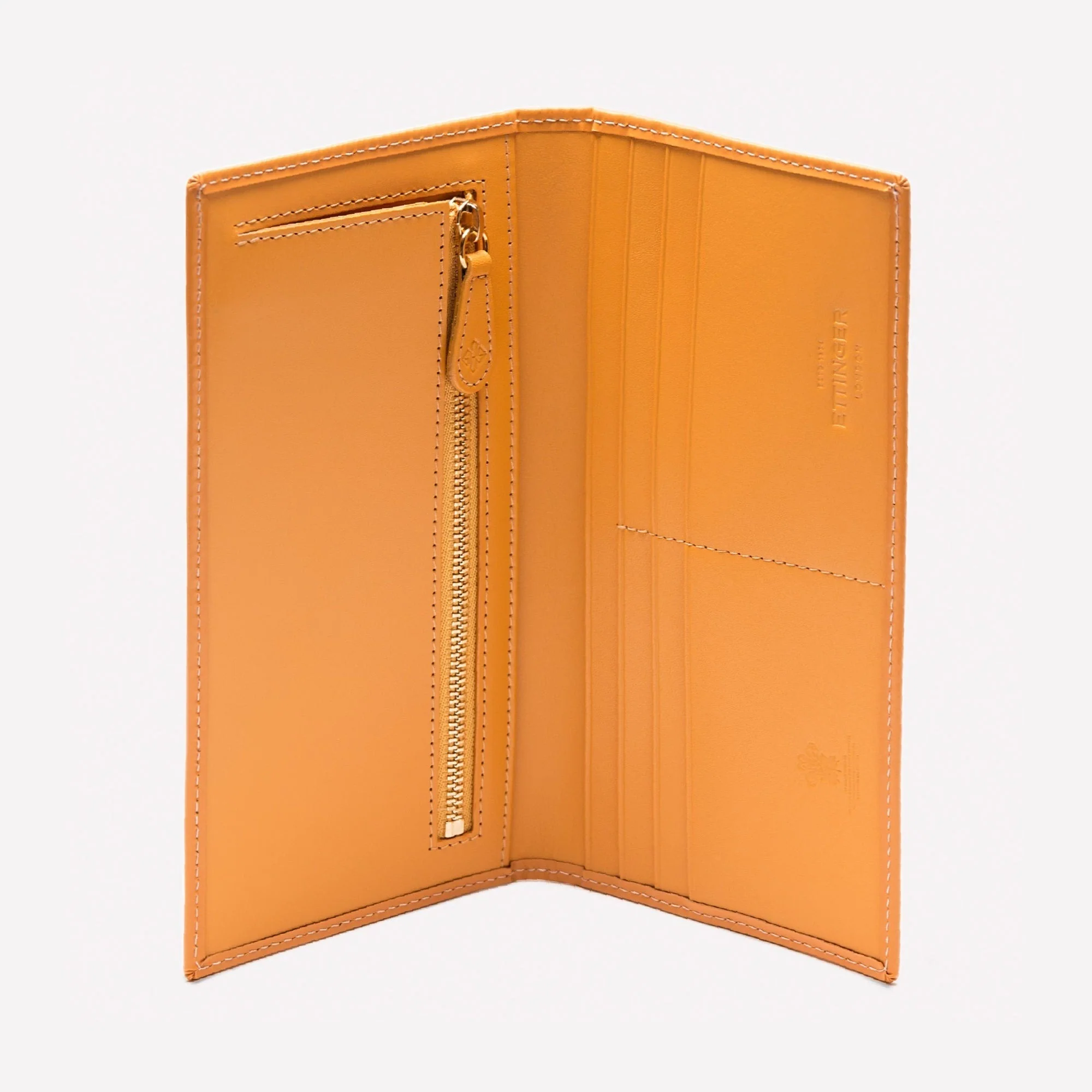 Bridle Hide Long Wallet with Zipped Pocket - Image 11