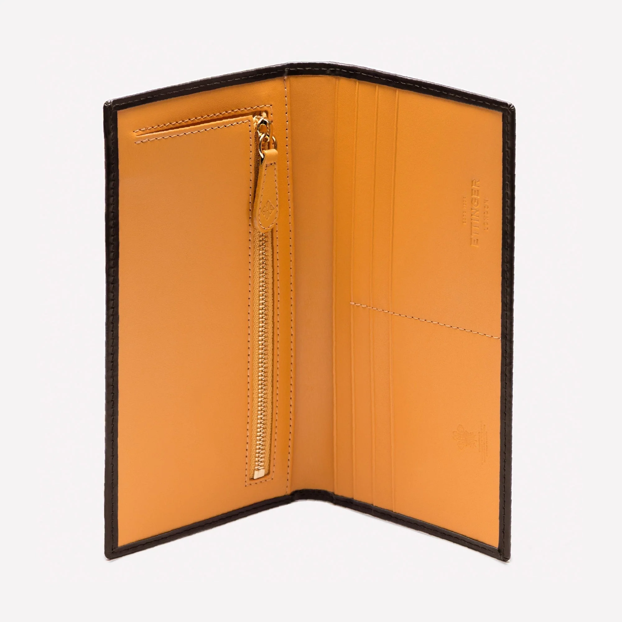 Bridle Hide Long Wallet with Zipped Pocket - Image 26