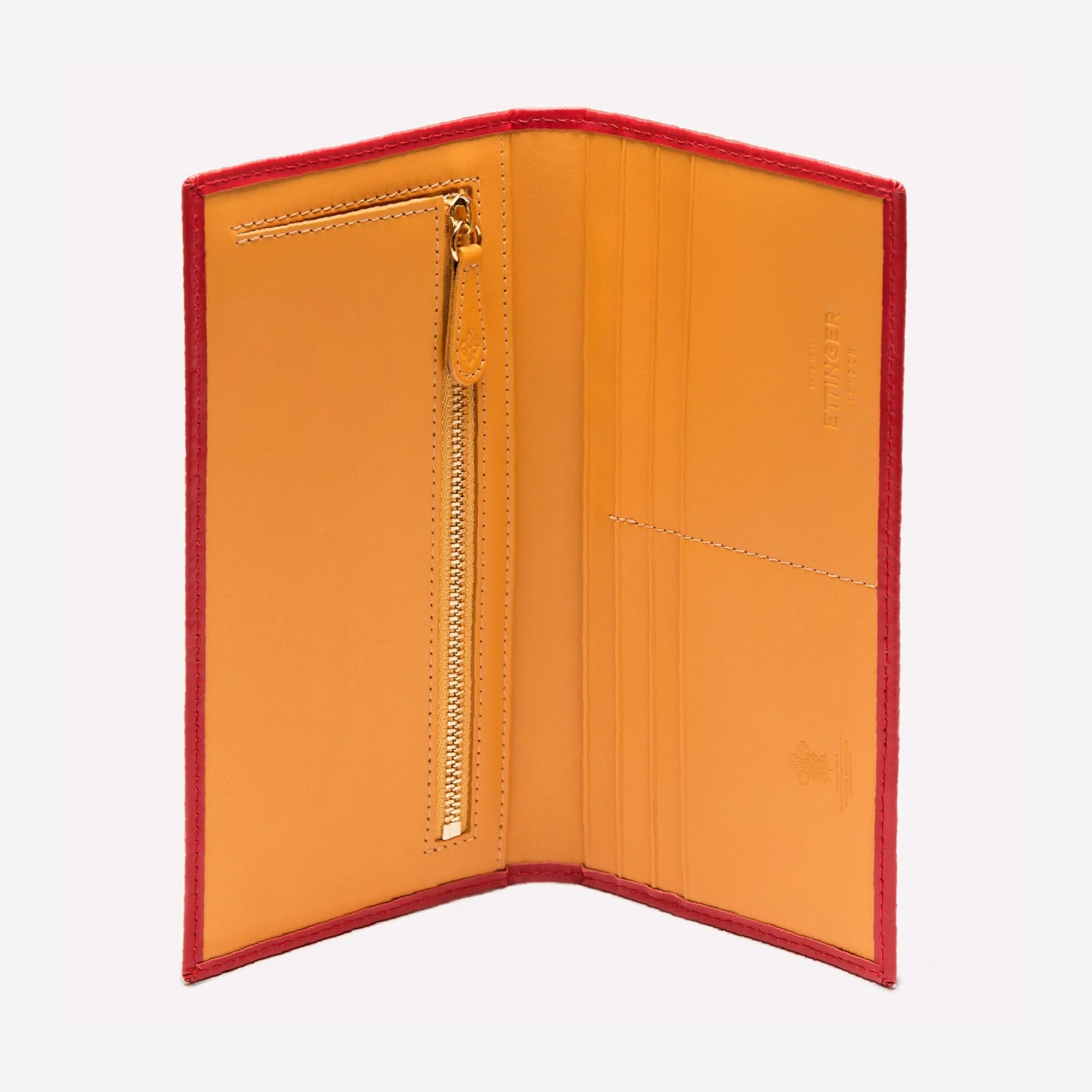 Bridle Hide Long Wallet with Zipped Pocket - Image 7
