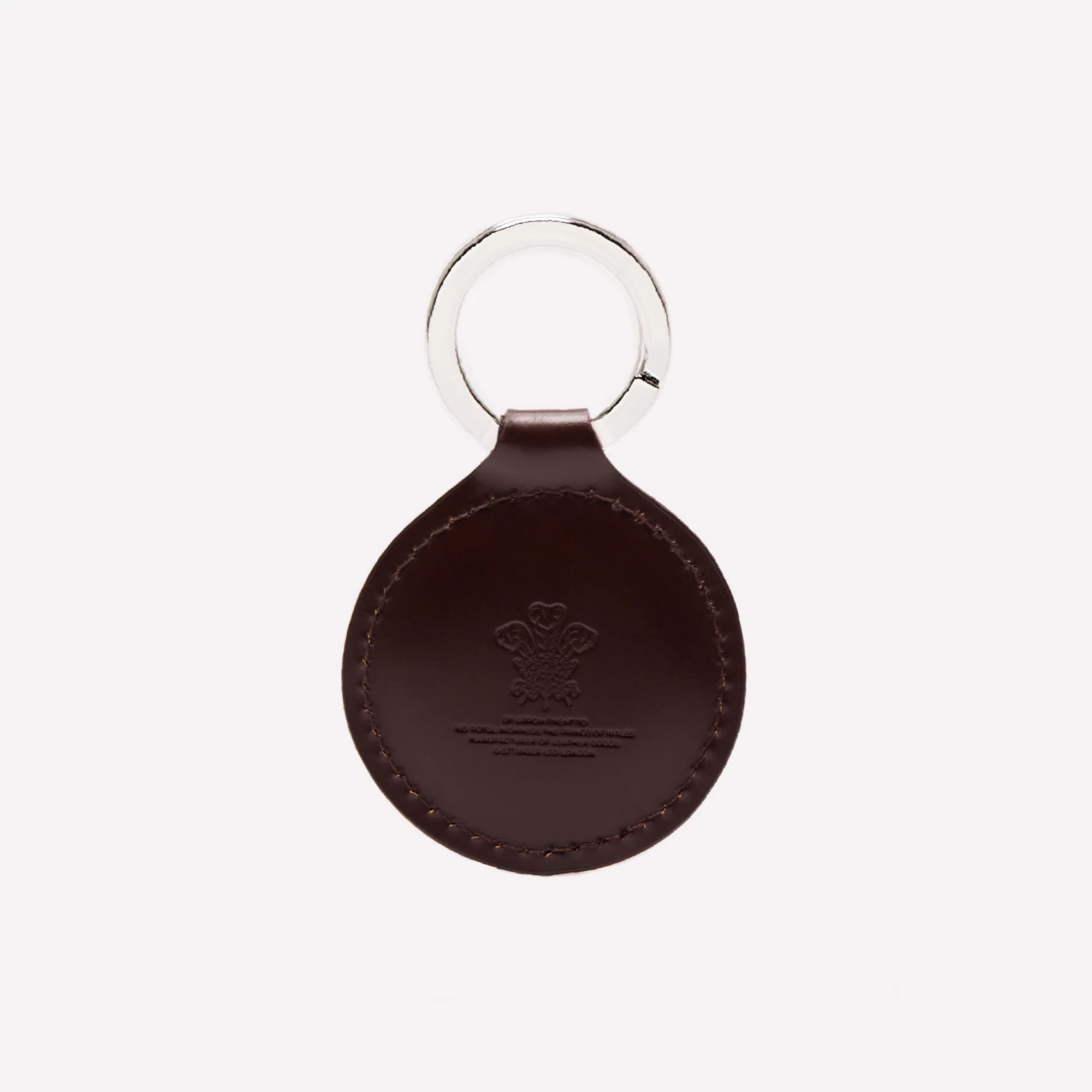 Bridle Hide Round Key Fob - Image 17