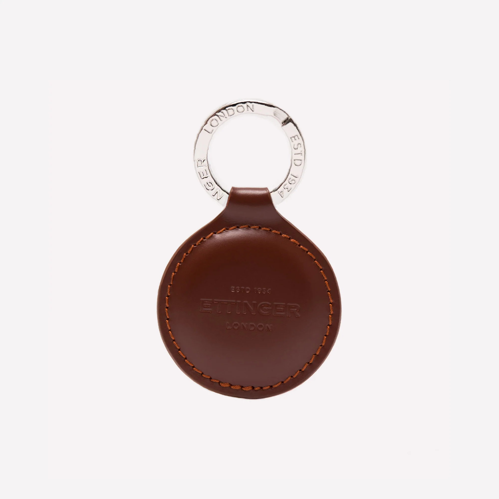 Bridle Hide Round Key Fob - Image 4