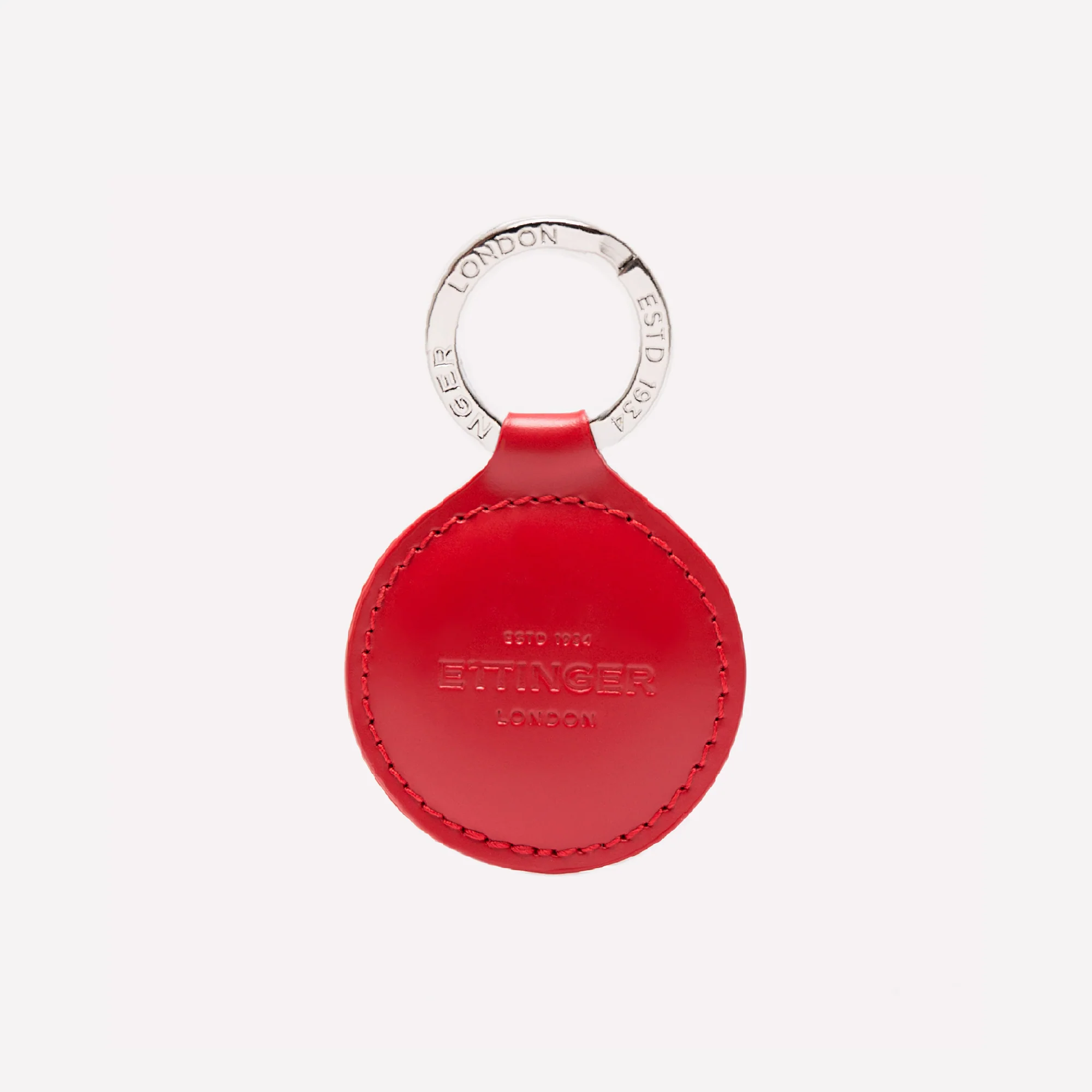 Bridle Hide Round Key Fob - Image 6