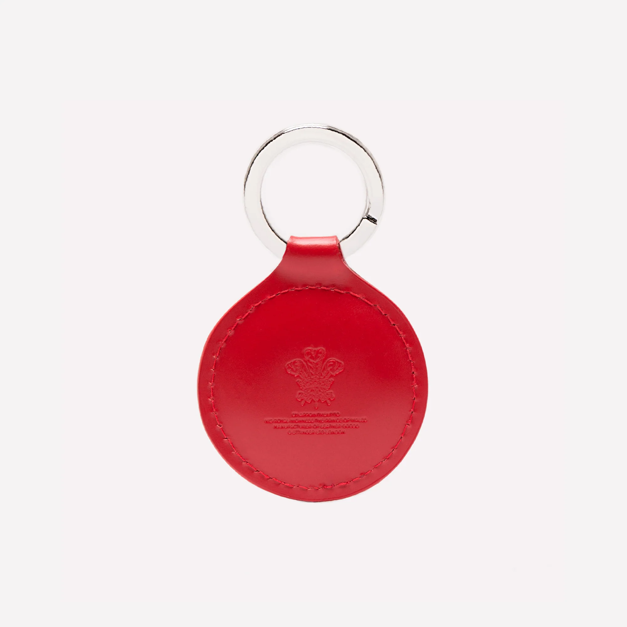 Bridle Hide Round Key Fob - Image 7