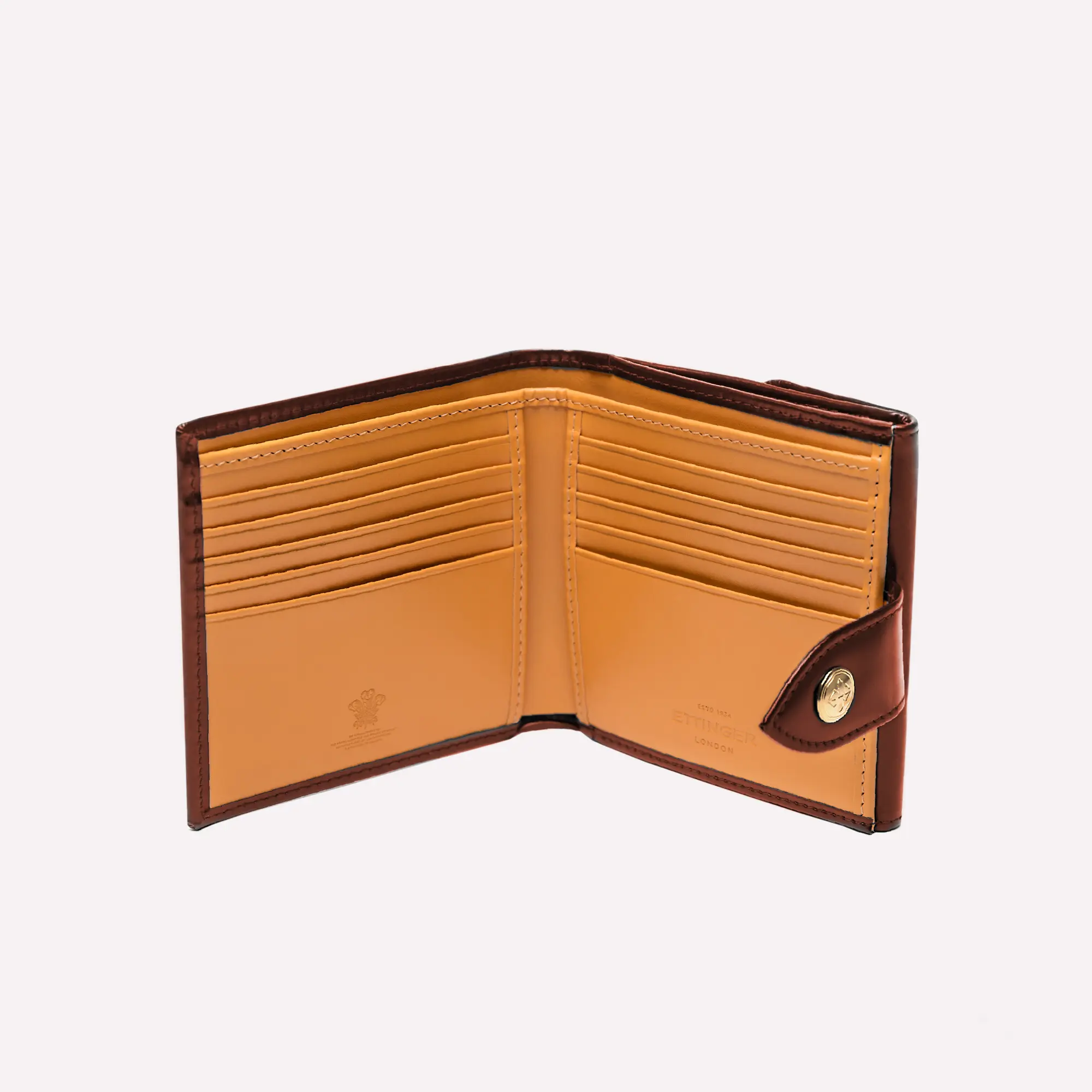 Bridle Hide Tab Wallet with 10 C/C & Purse - Image 15