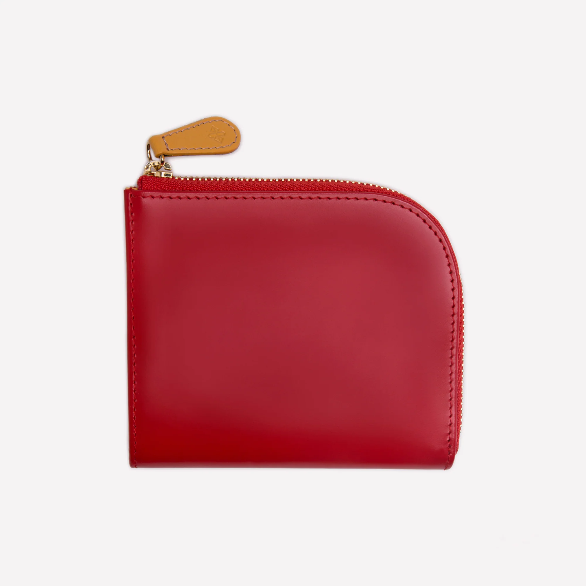 Bridle Hide Zipped Curved Wallet with Key Strap - Image 11