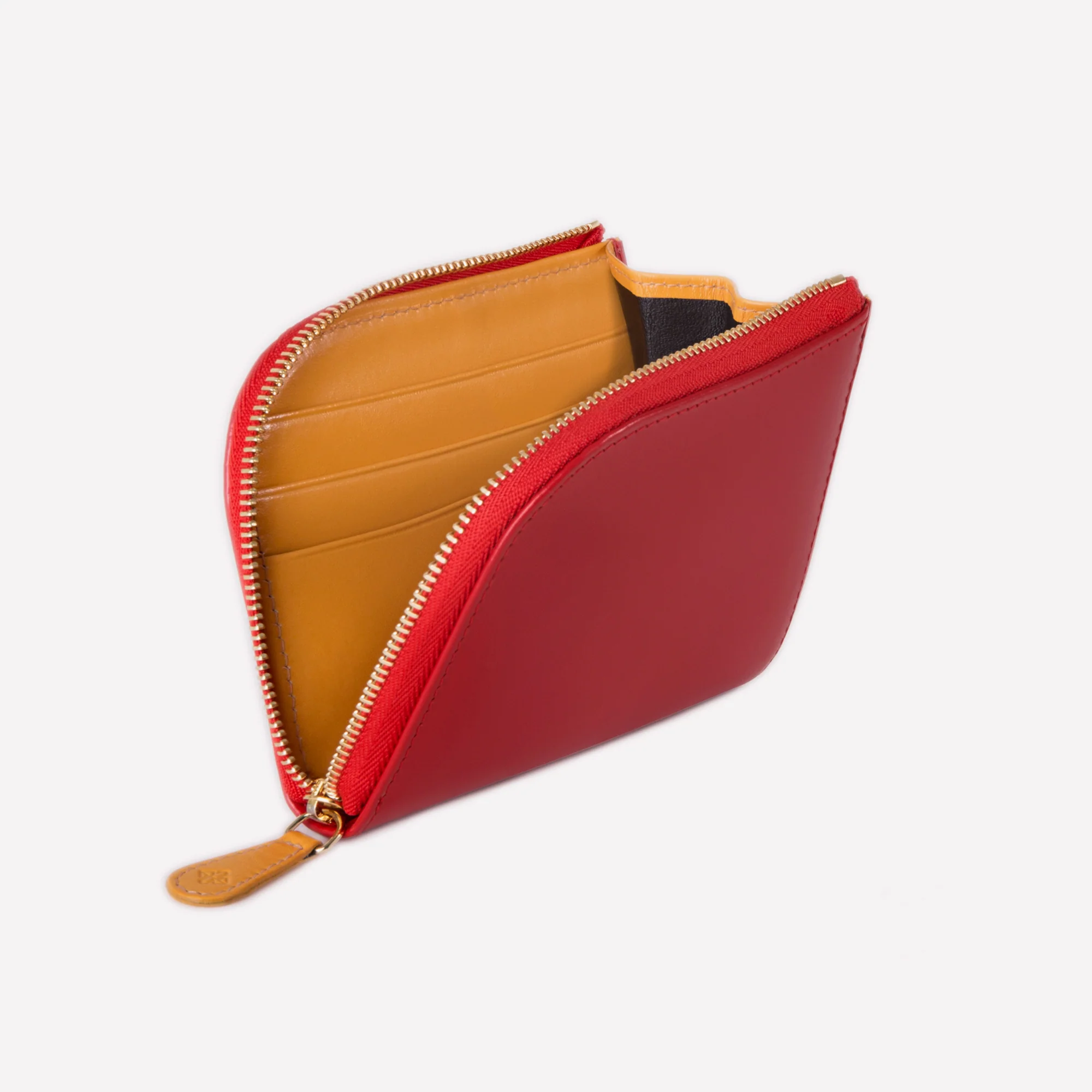 Bridle Hide Zipped Curved Wallet with Key Strap - Image 12