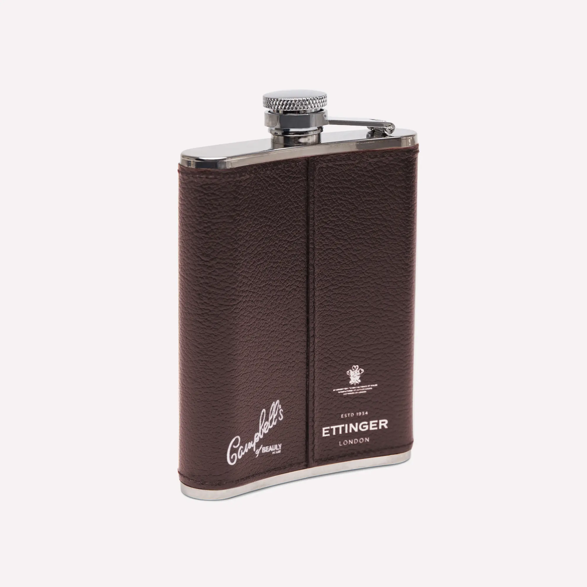 Campbell's of Beauly x Ettinger 6oz Hip Flask - Image 6