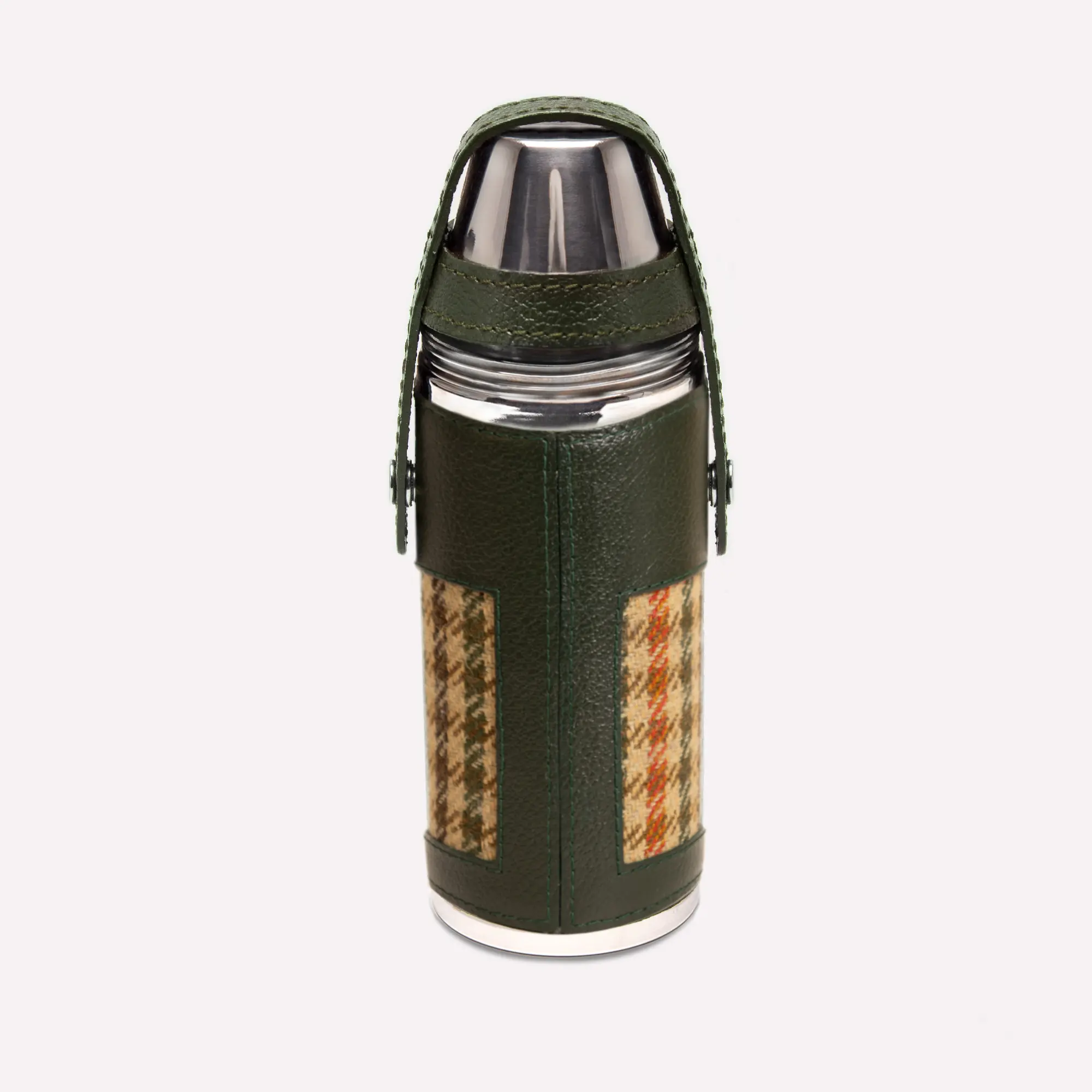 Campbell's of Beauly x Ettinger Tweed 8oz Hunter Flask - Image 2