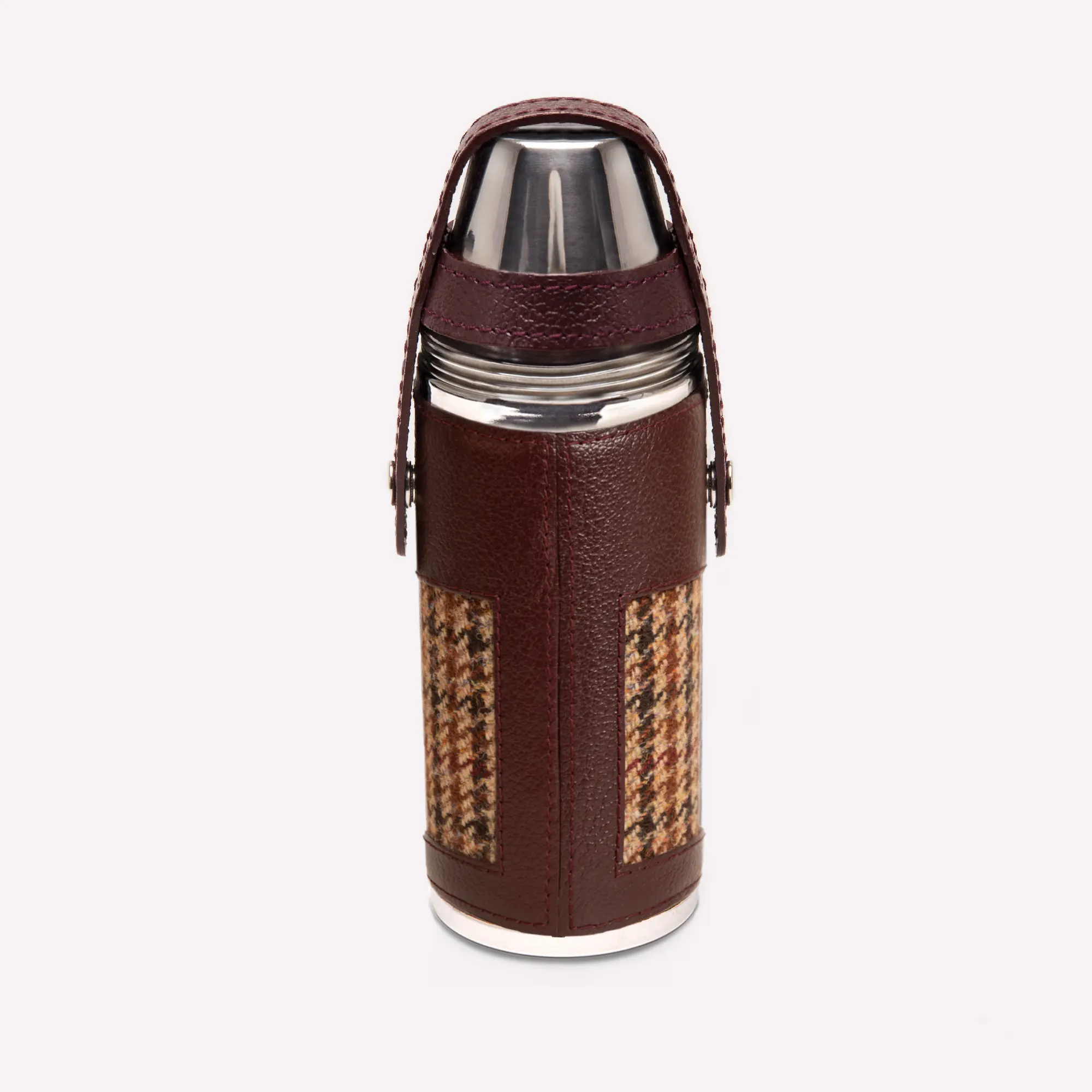 Campbell's of Beauly x Ettinger Tweed 8oz Hunter Flask - Image 2