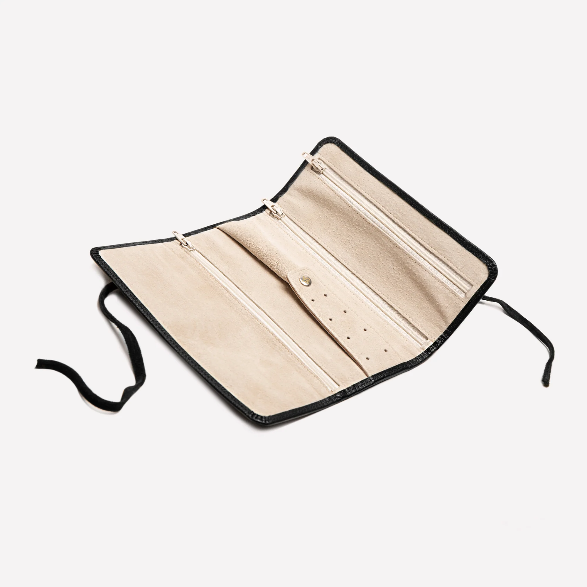 Capra Ecru Large Jewellery Roll - Image 4