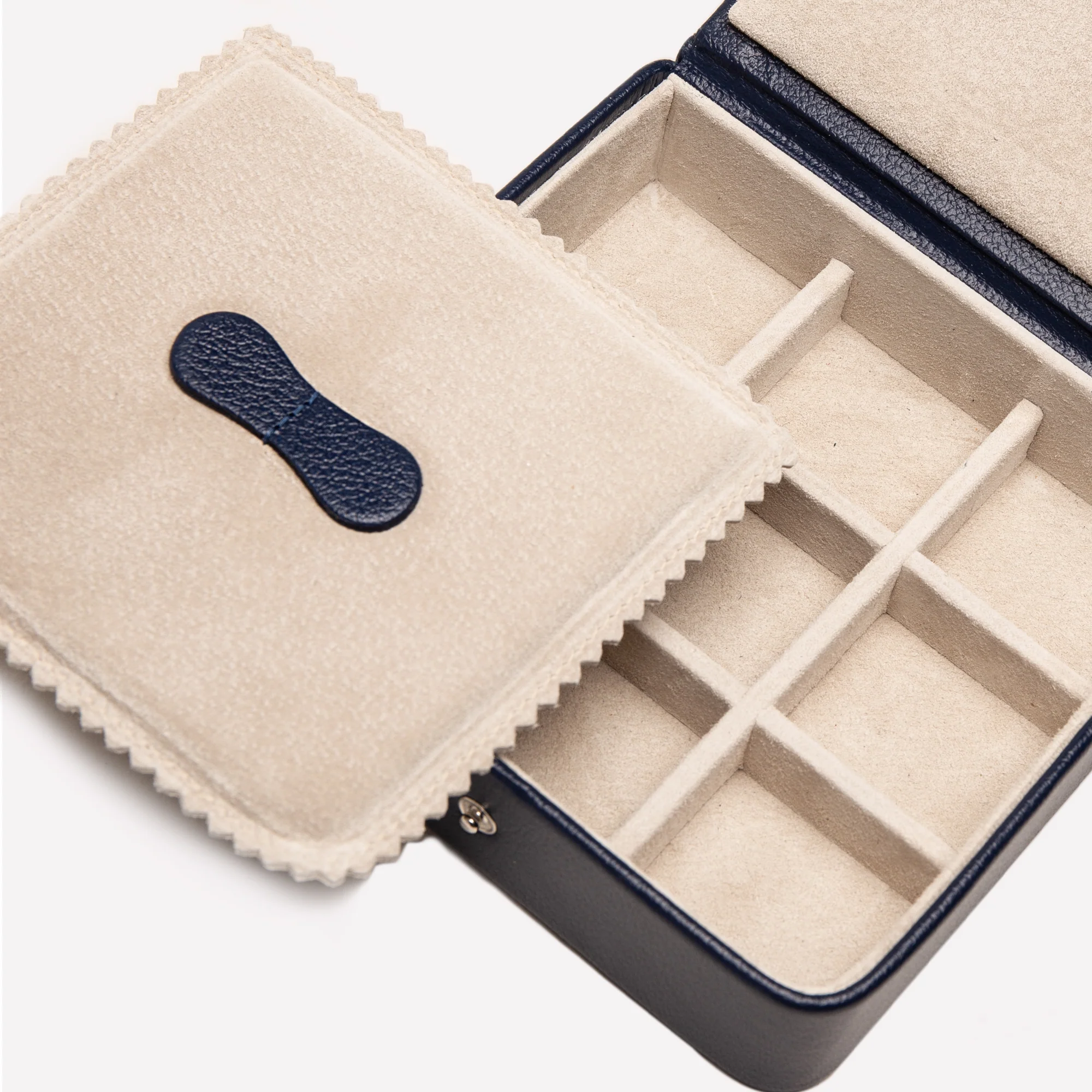 Capra Ecru Large Jewellery / Cufflink Box - Image 11