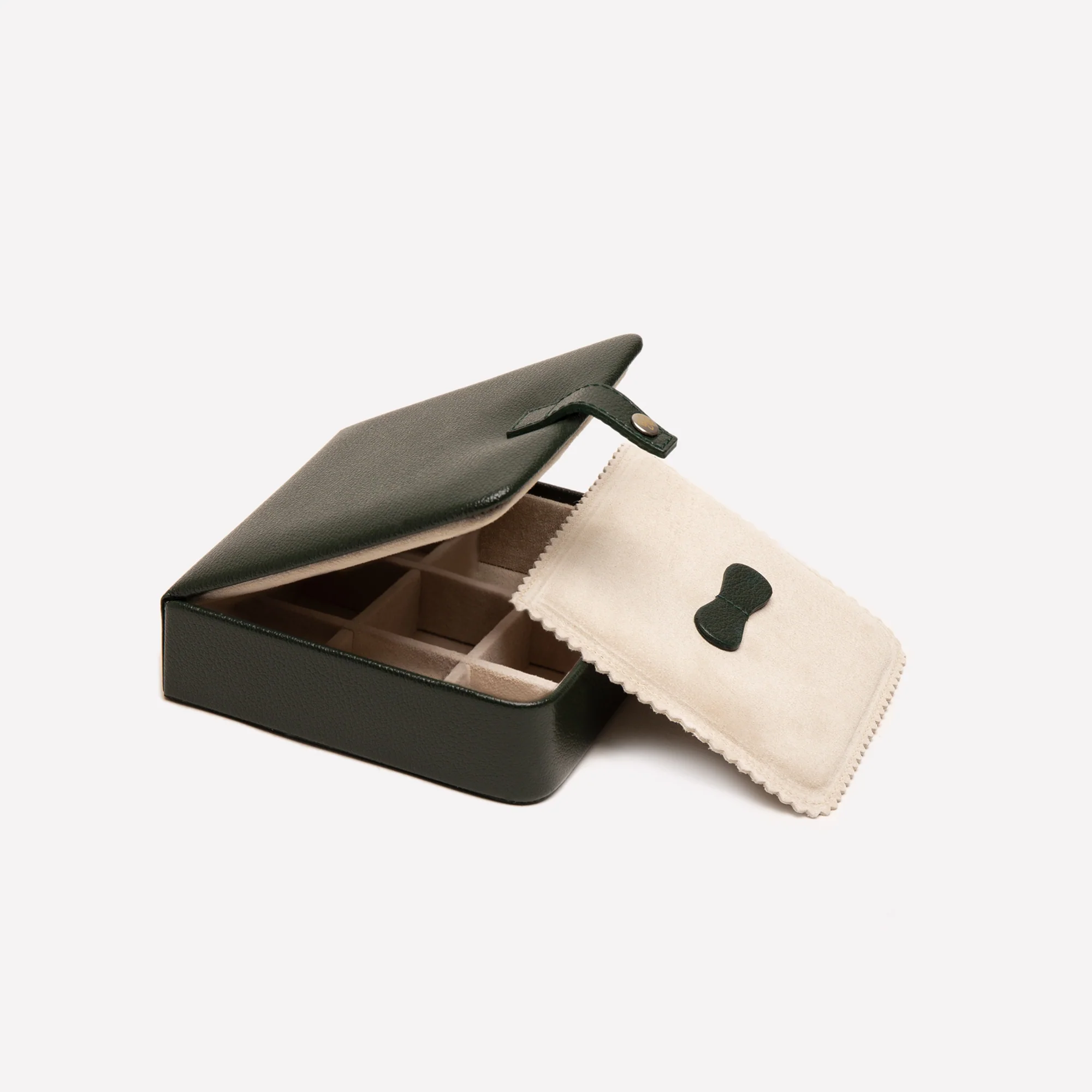 Capra Ecru Large Jewellery / Cufflink Box - Image 6
