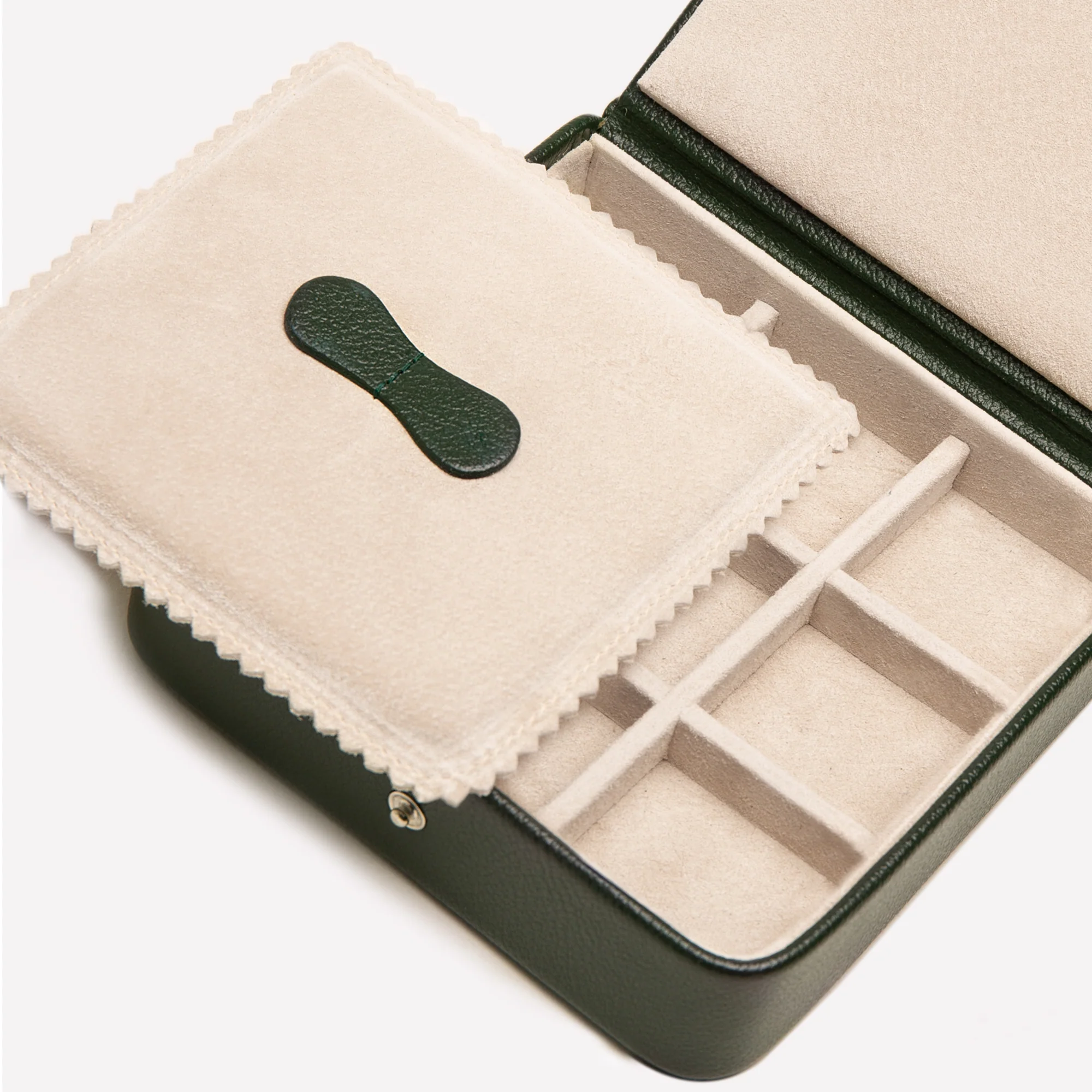 Capra Ecru Large Jewellery / Cufflink Box - Image 7