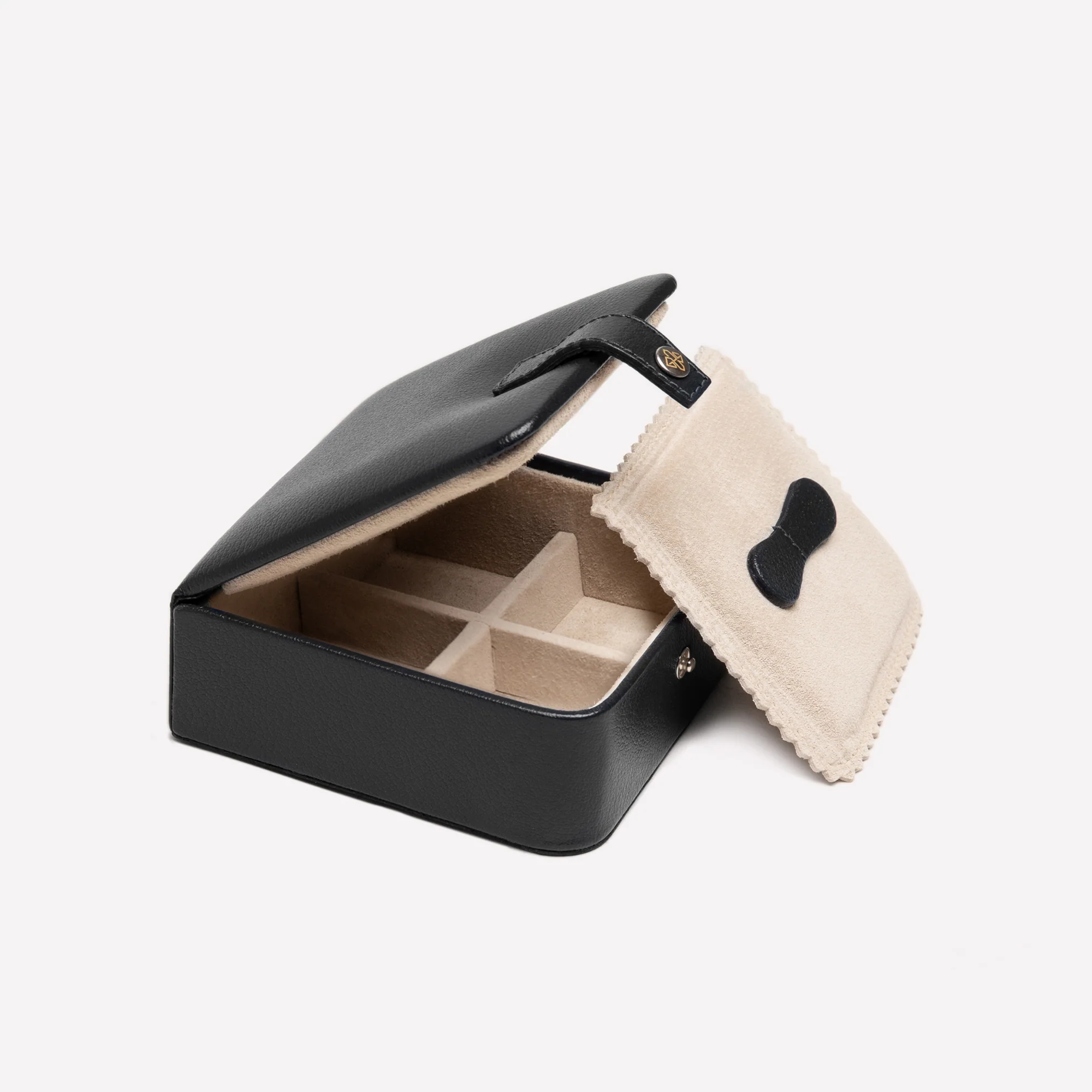 Capra Ecru Medium Jewellery / Cufflink Box - Image 10