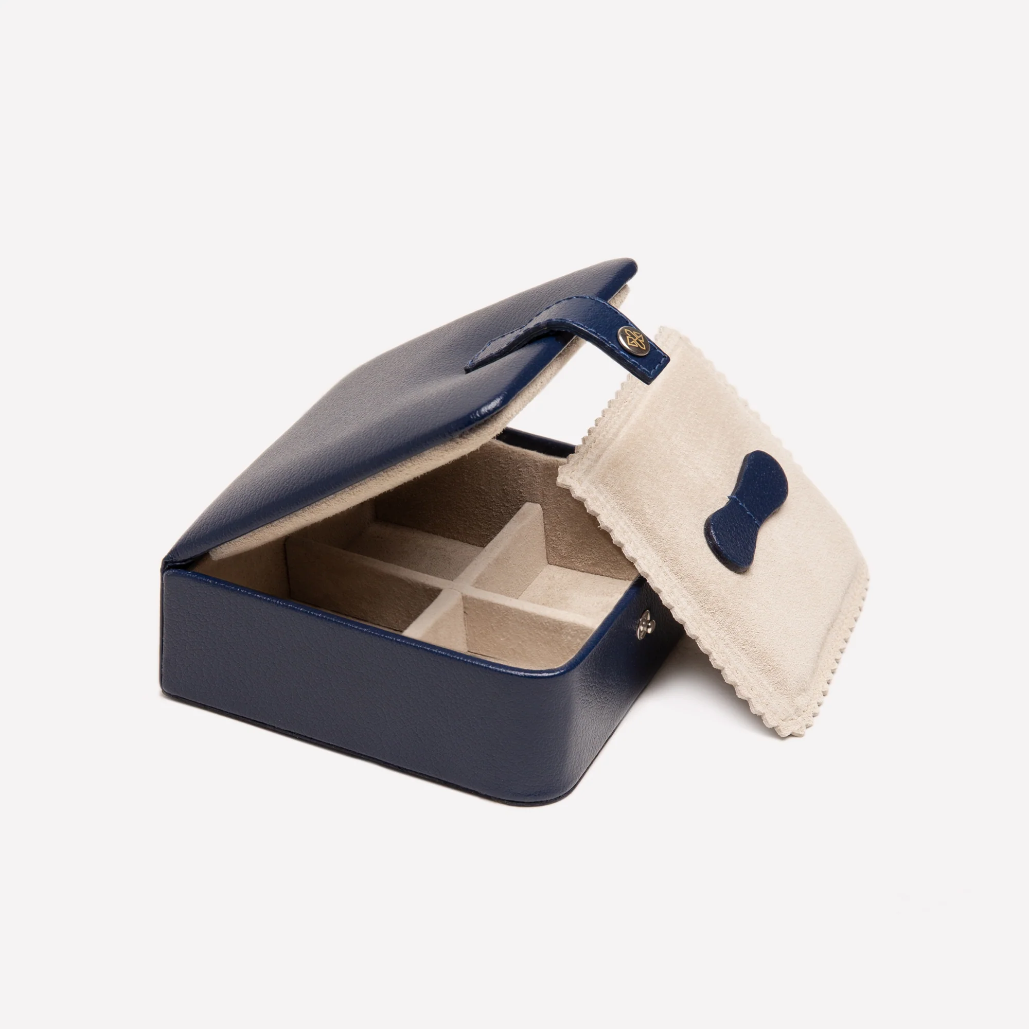 Capra Ecru Medium Jewellery / Cufflink Box - Image 2