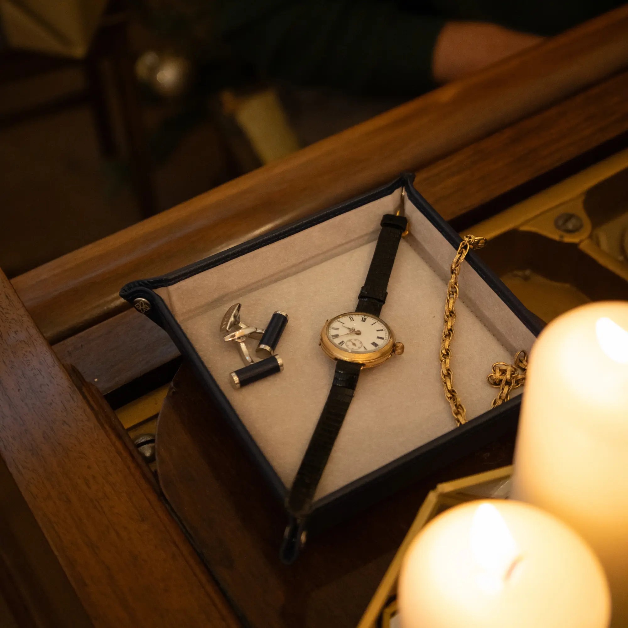 Capra Ecru Square Valet Tray - Image 5