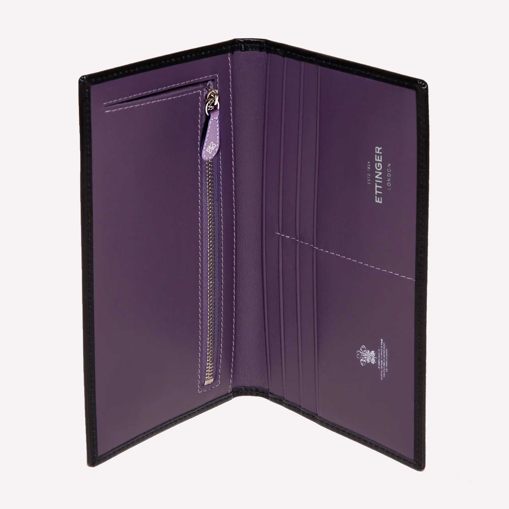 Sterling Long Wallet with Zipped Pocket - Image 6