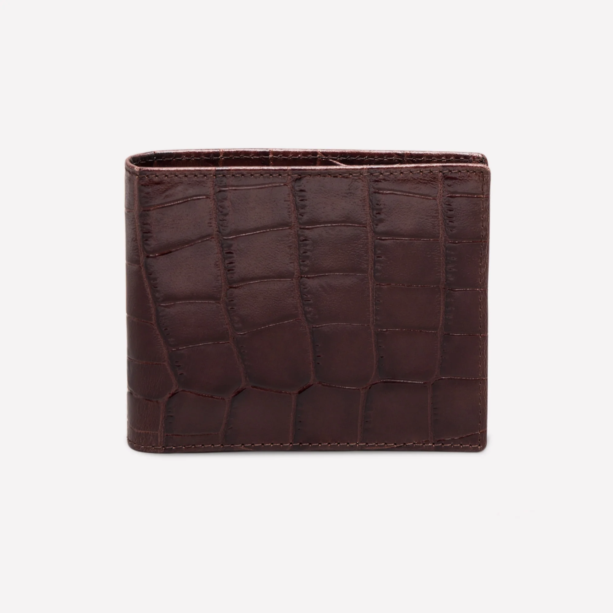 Croco Billfold Wallet with 6 C/C - Image 5