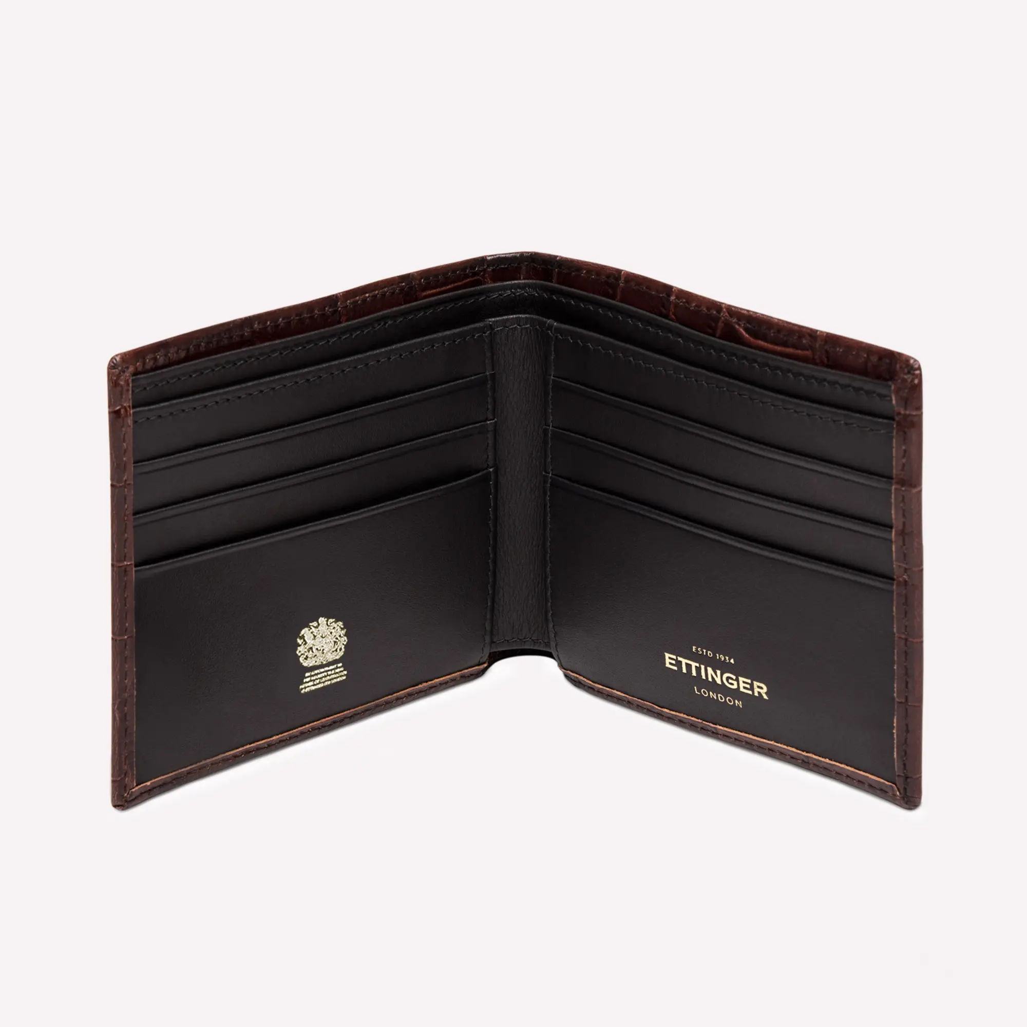 Croco Billfold Wallet with 6 C/C - Image 7