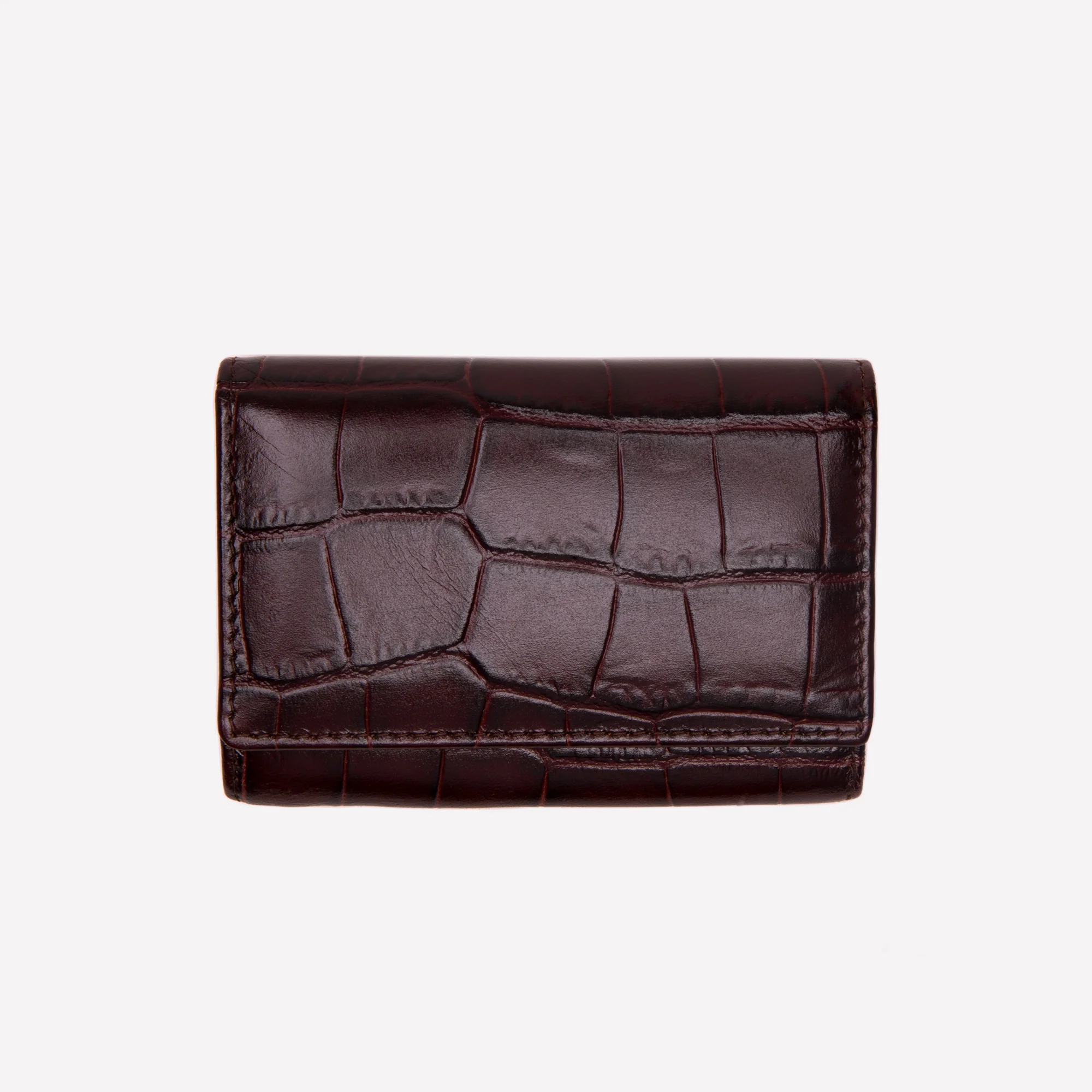 Croco Coin Purse with Card Pocket