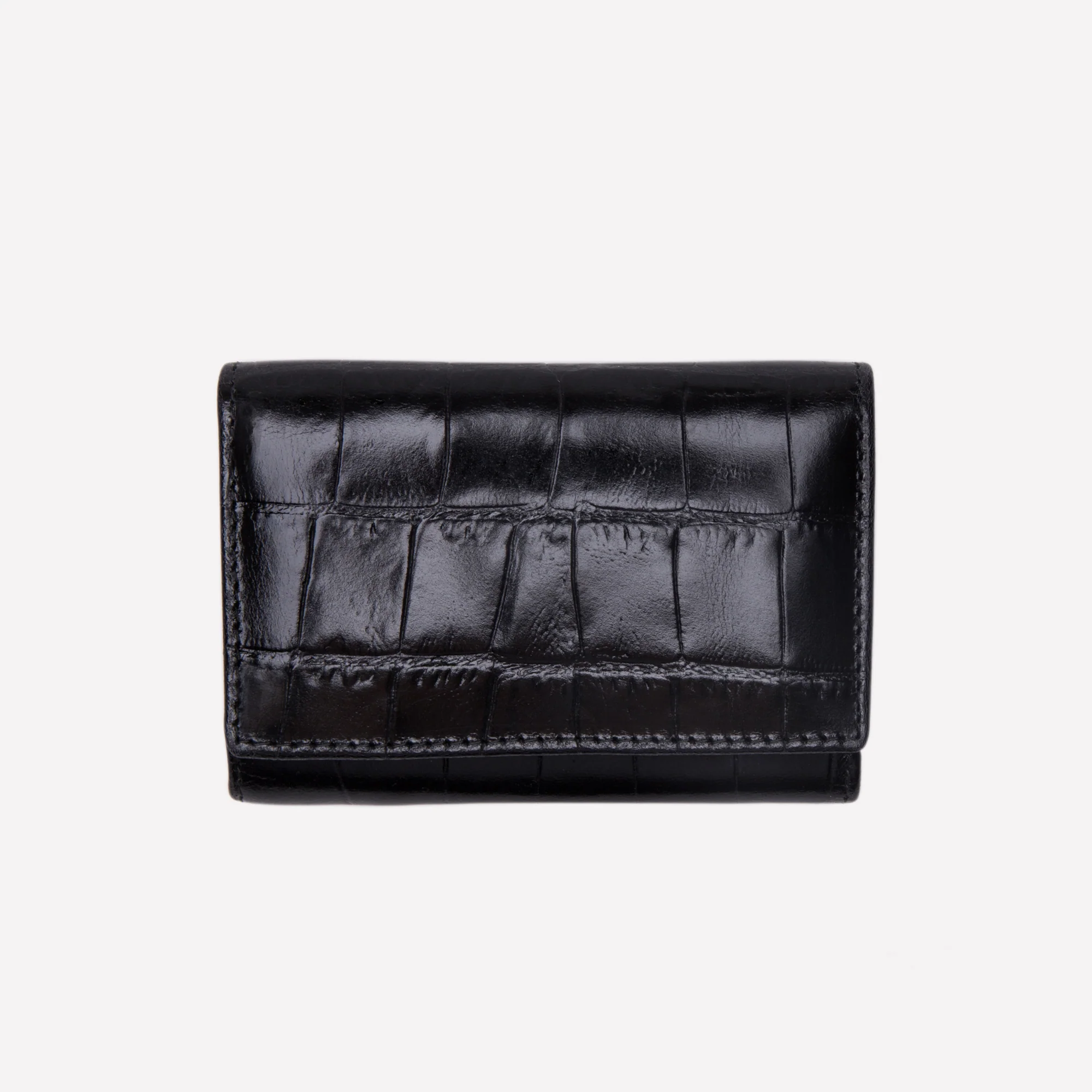 Croco Coin Purse with Card Pocket - Image 5