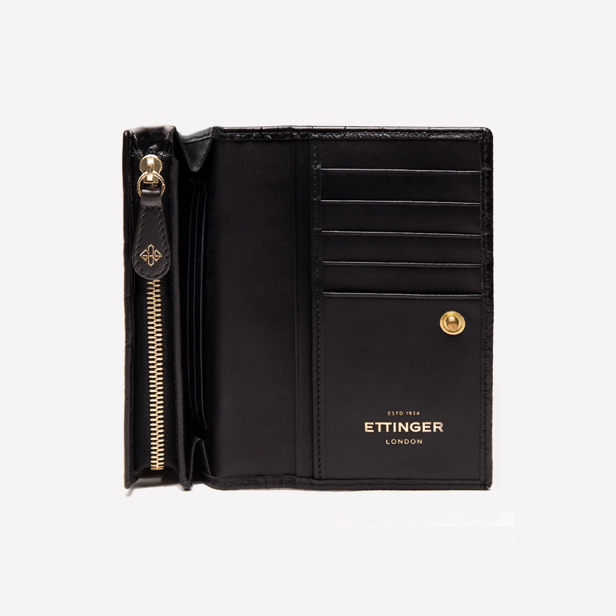 Croco Midi Flap-Over Purse - Image 6