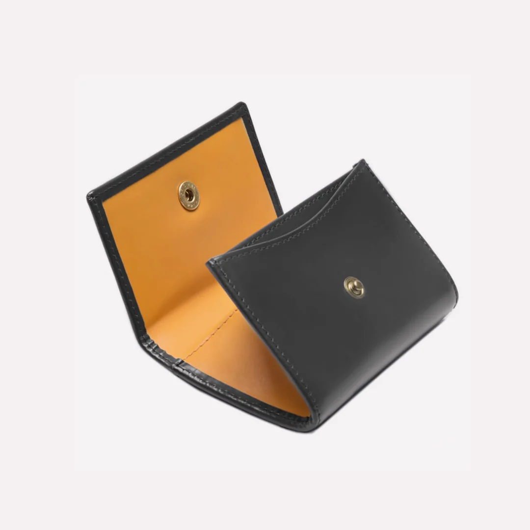 Heritage Bridle Hide Coin Purse with Card Pocket - Image 11