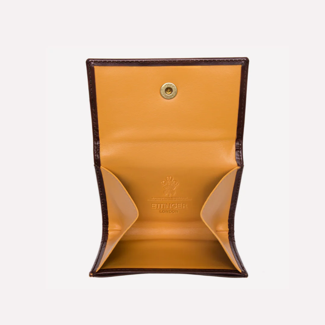 Heritage Bridle Hide Coin Purse with Card Pocket - Image 3