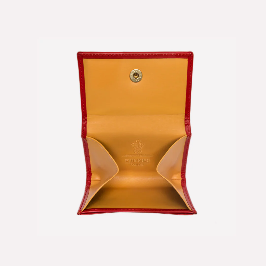 Heritage Bridle Hide Coin Purse with Card Pocket - Image 6