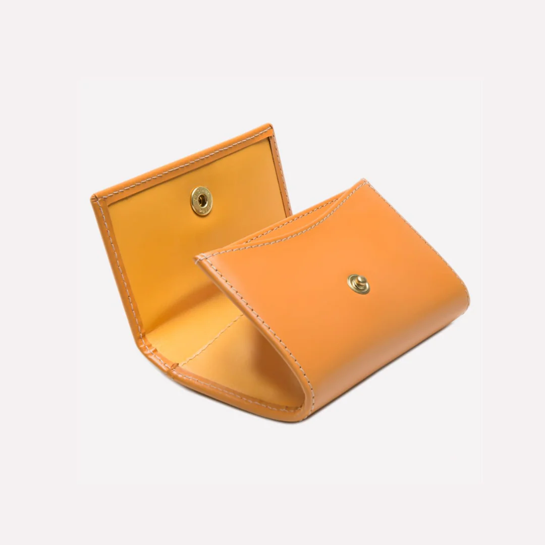 Heritage Bridle Hide Coin Purse with Card Pocket - Image 8