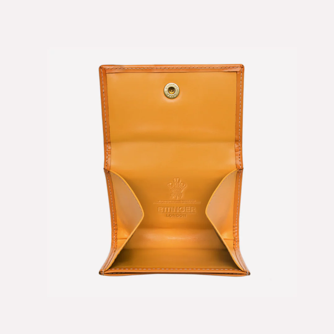 Heritage Bridle Hide Coin Purse with Card Pocket - Image 9