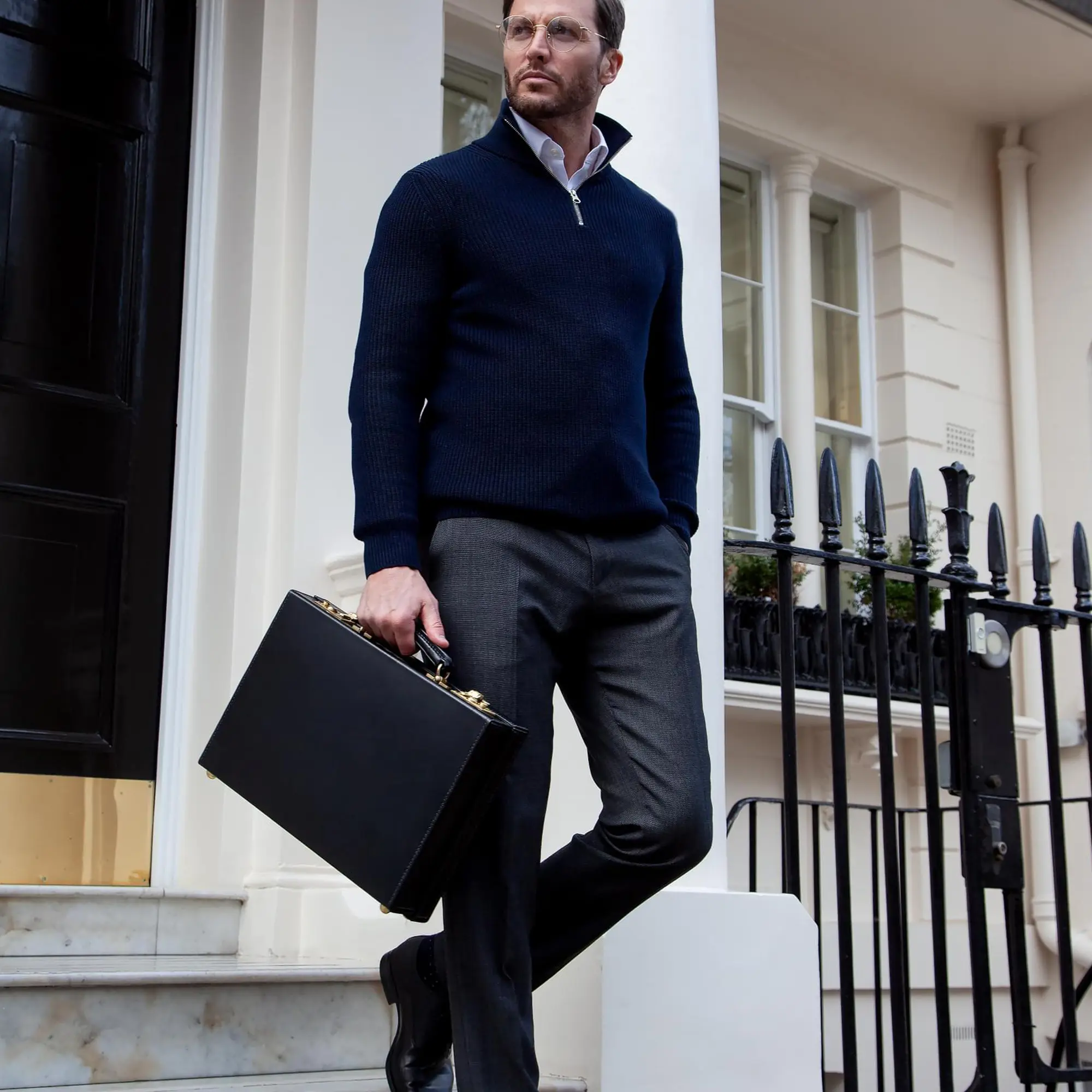 Heritage St James Lid-Over Attaché Case - Image 7