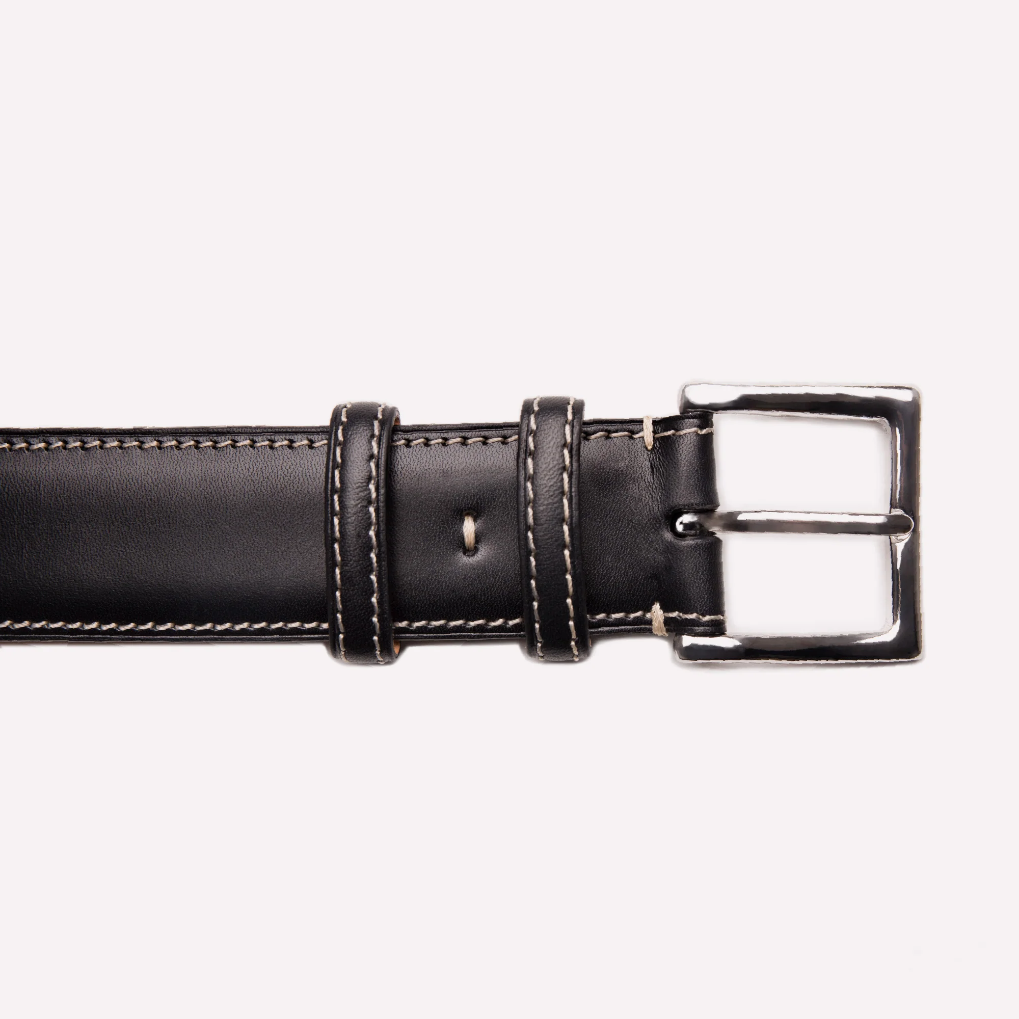 35mm Waxy Leather Belt - Image 3