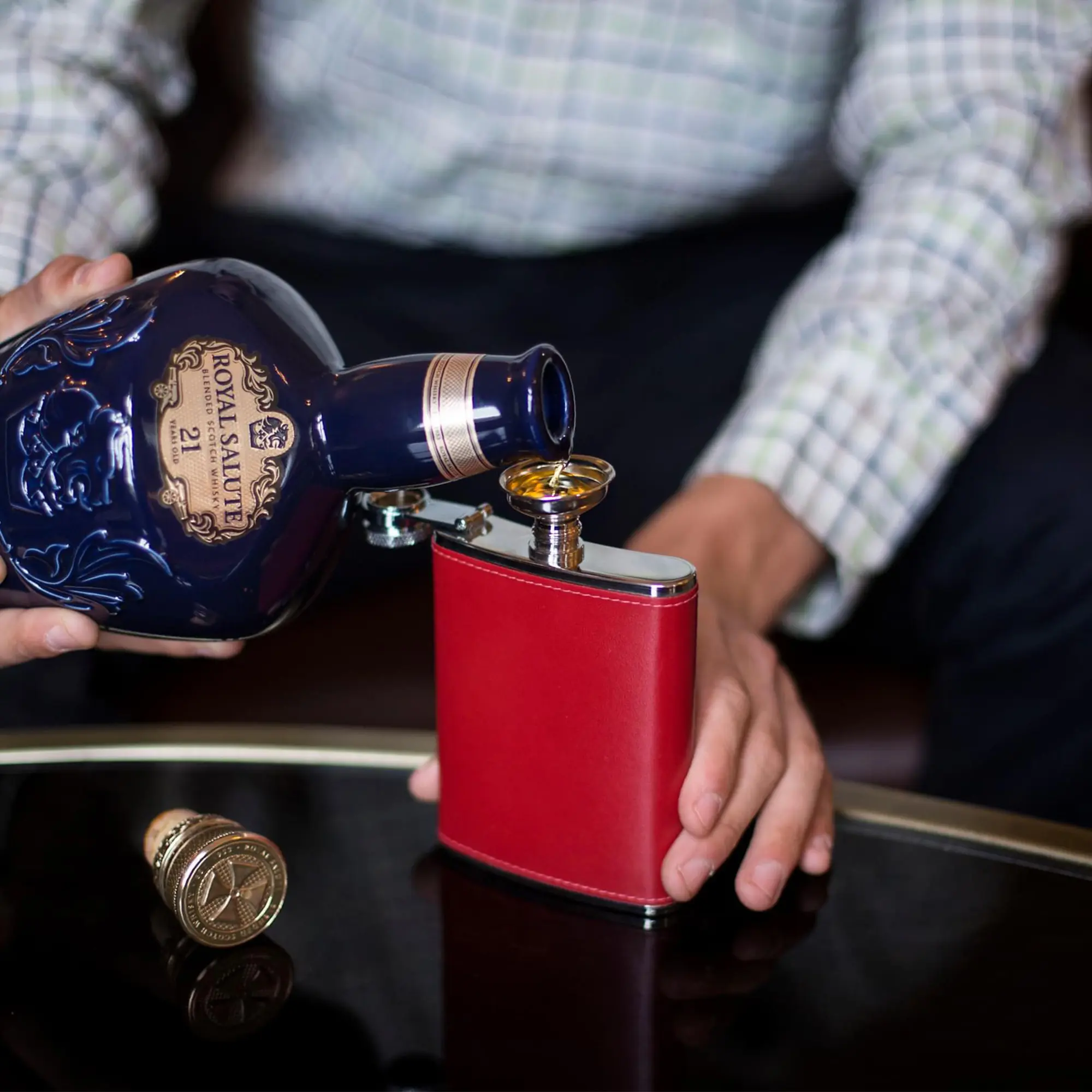 Sterling 6oz Hip Flask - Image 4