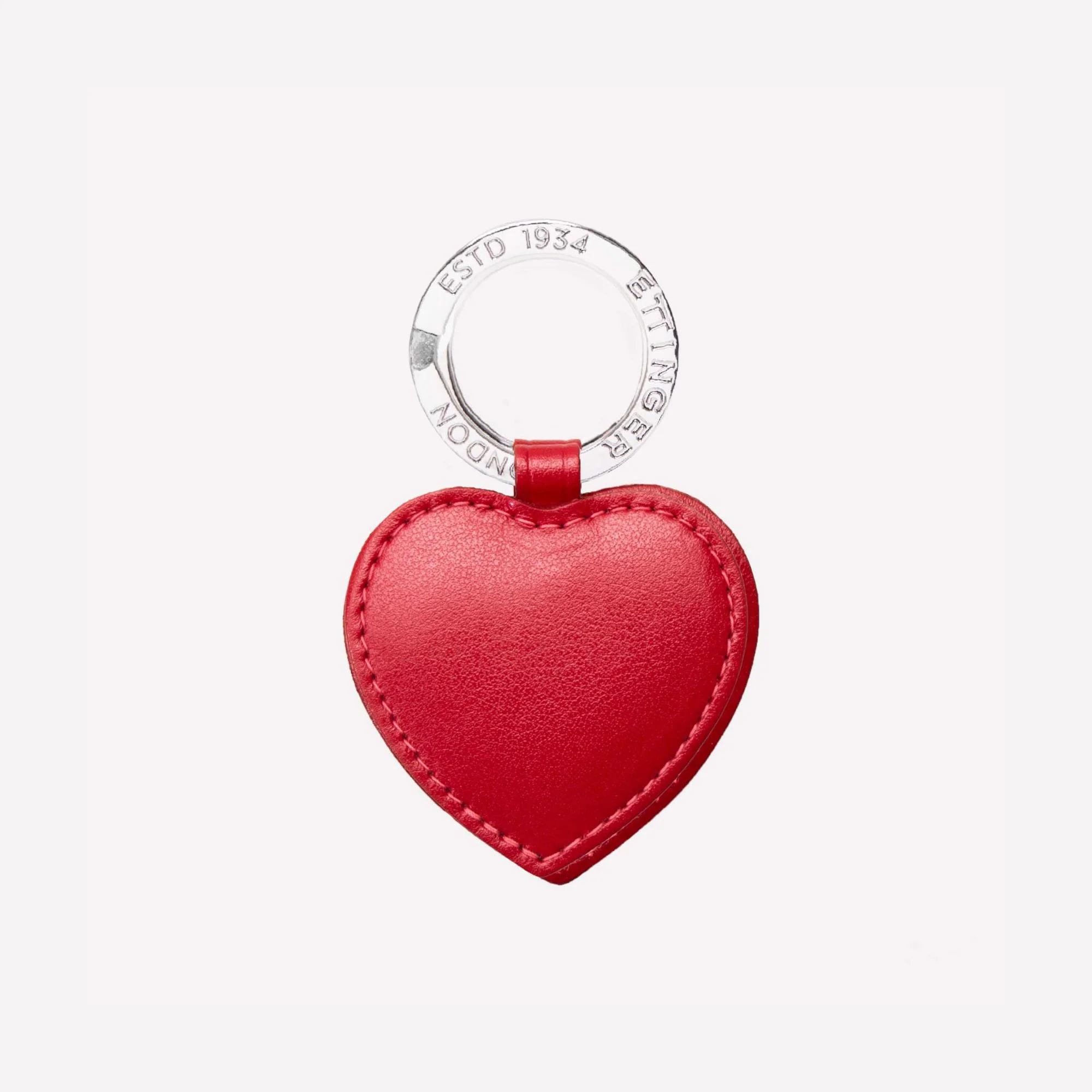 Sterling Heart Key Fob