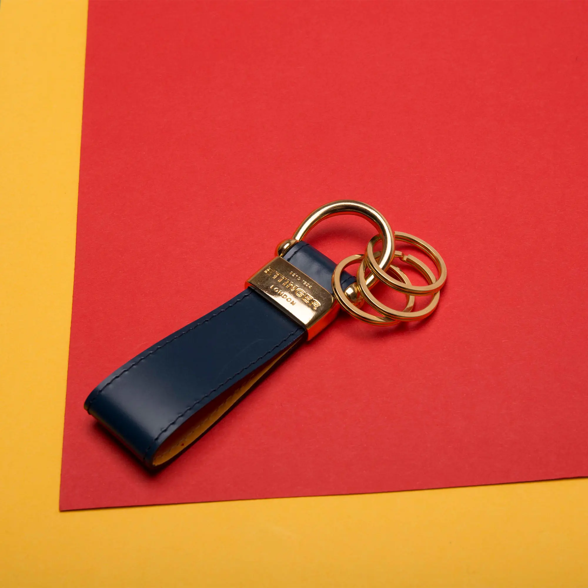 Sterling Stirrup Keyring - Two Tone - Image 7