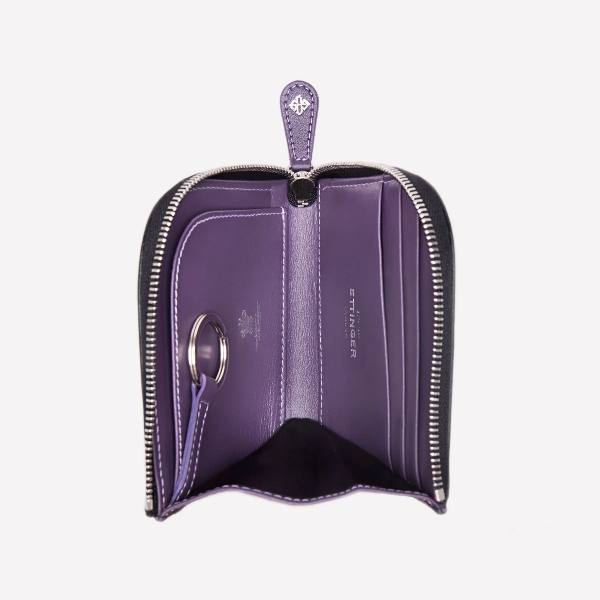Sterling Zipped Curved Wallet With Key Strap - Image 13